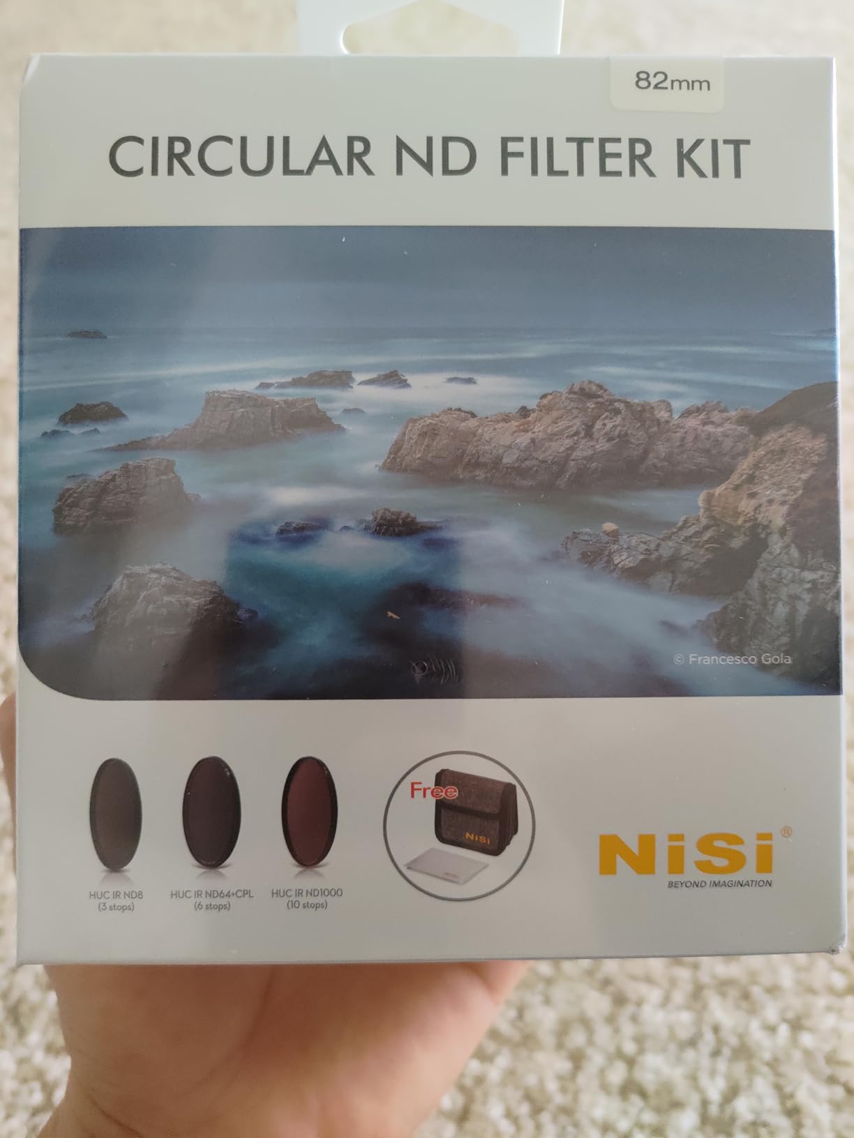 NiSi 77mm Circular ND Filter Kit, ND8 ND64+CPL ND1000 | Includes 3/6/10 Stop ND Filters, 4-Pocket Case & Cleaning Cloth for Photography customer photo 1