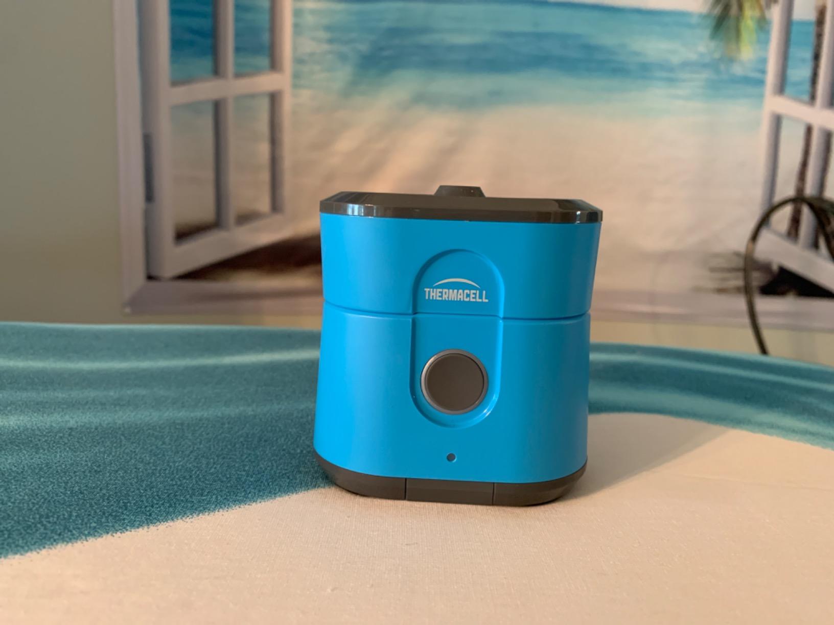 Thermacell E-ZoneGuard Radius Rechargeable Mosquito Repeller 5.5-Hr Battery | Black; 10-FT Zone; 12-Hr Refill; Proven Outdoor Protection; Patio Shield; Bug Spray Alternative; Scent Free; DEET-Free customer photo 1