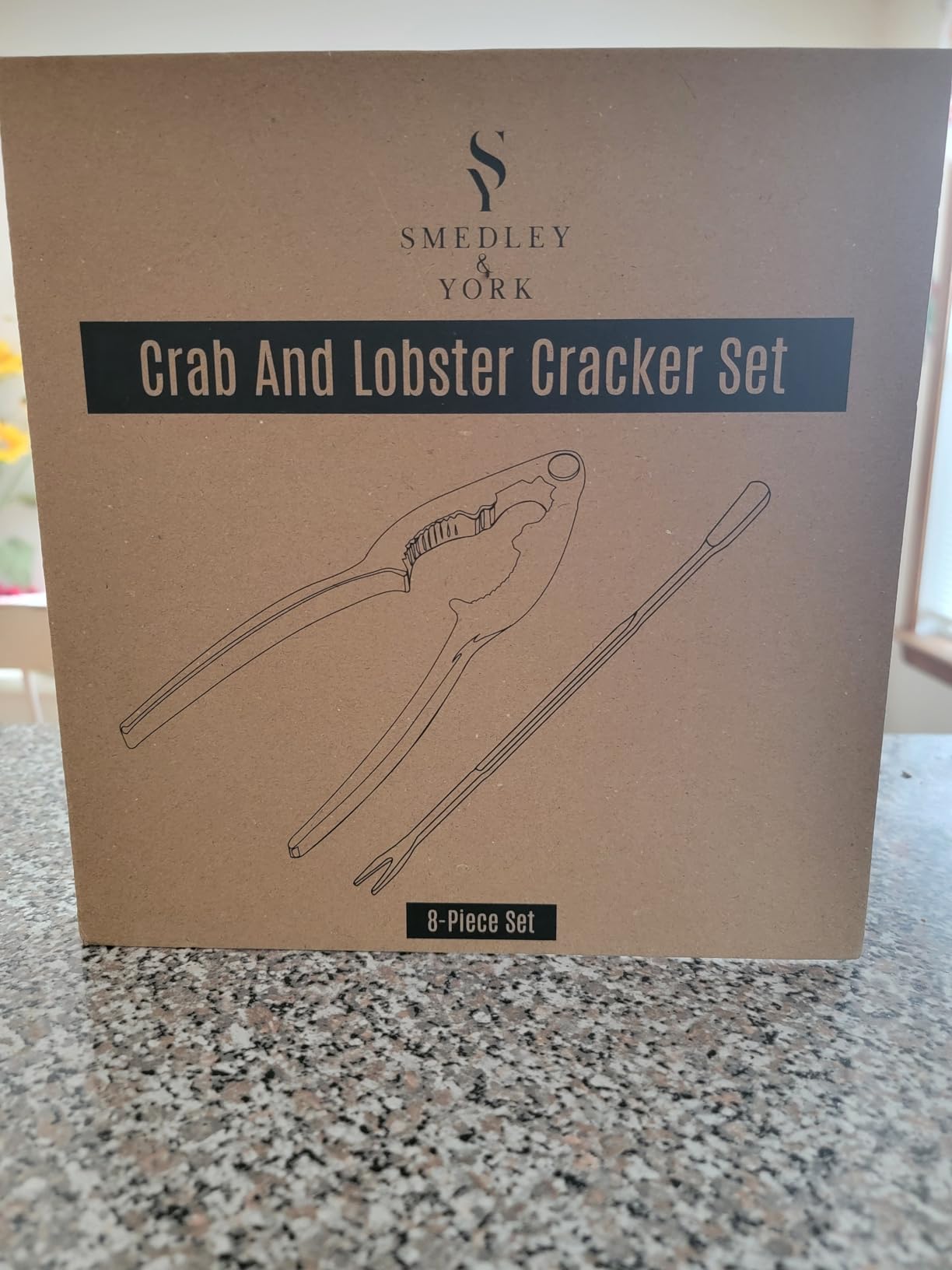 Crab Leg Crackers and Picks, Set of 4 Easy-to-Use Lobster Crackers & Stainless Steel Lobster Picks, Crab Crackers and Tools, Seafood Tool Kit by Smedley & York customer photo 1