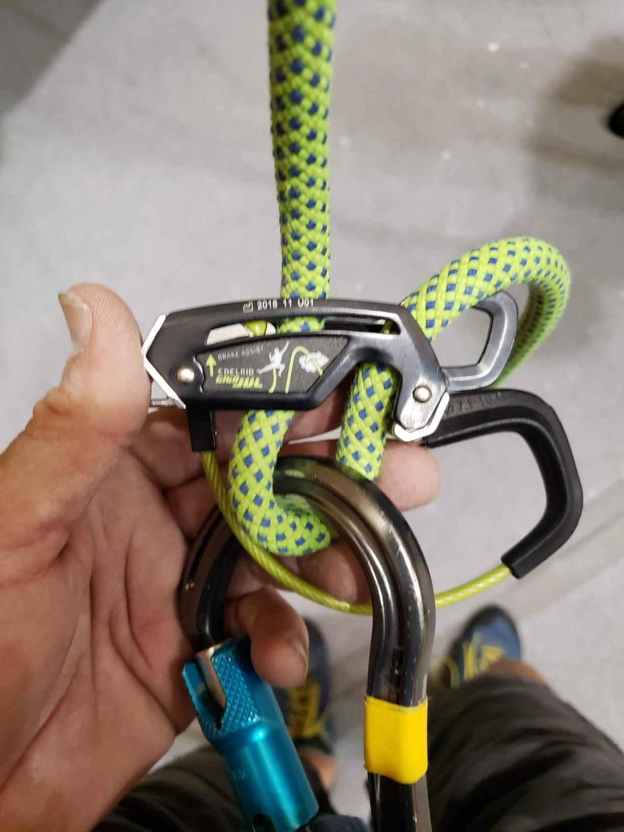 EDELRID GigaJul Belay Device - Slate customer photo 1