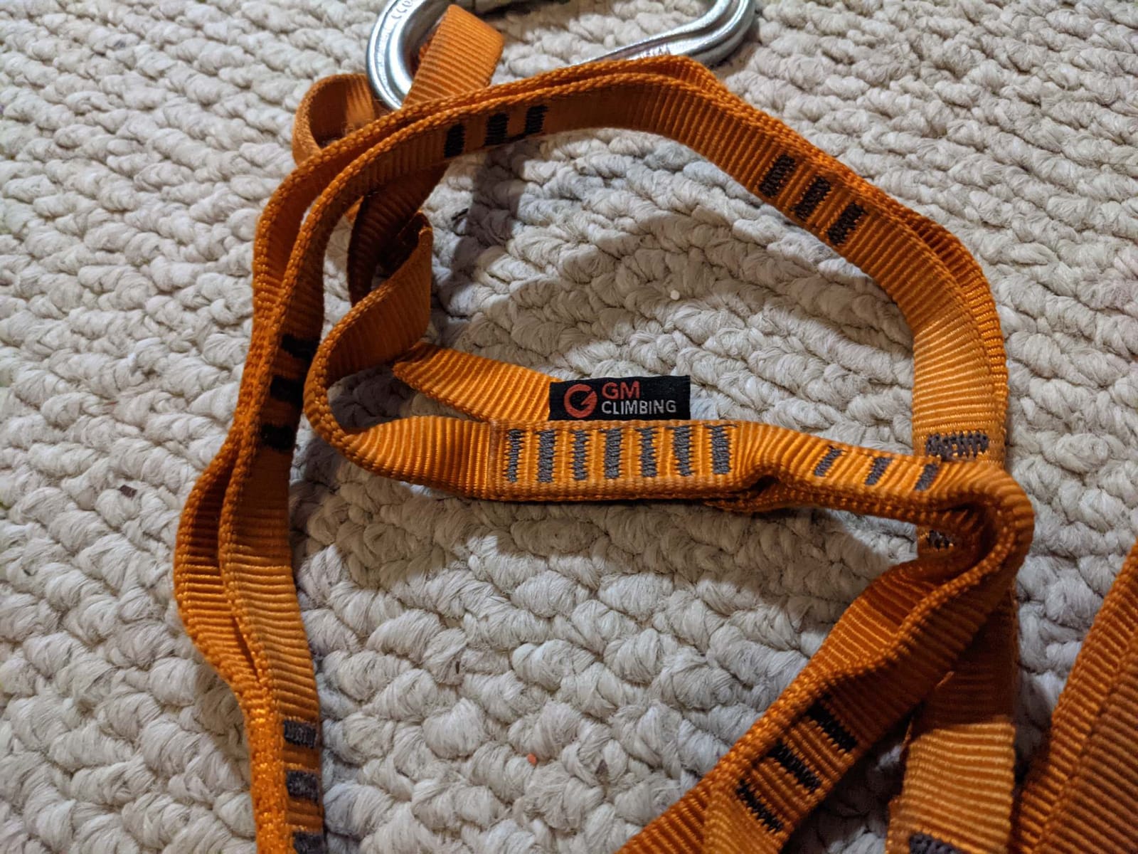 16mm Nylon Daisy Chain Sling 22kN 120cm / 48in CE UIAA Certified for Leading Aid Climb Ascender Rigging Hammock Suspension customer photo 1