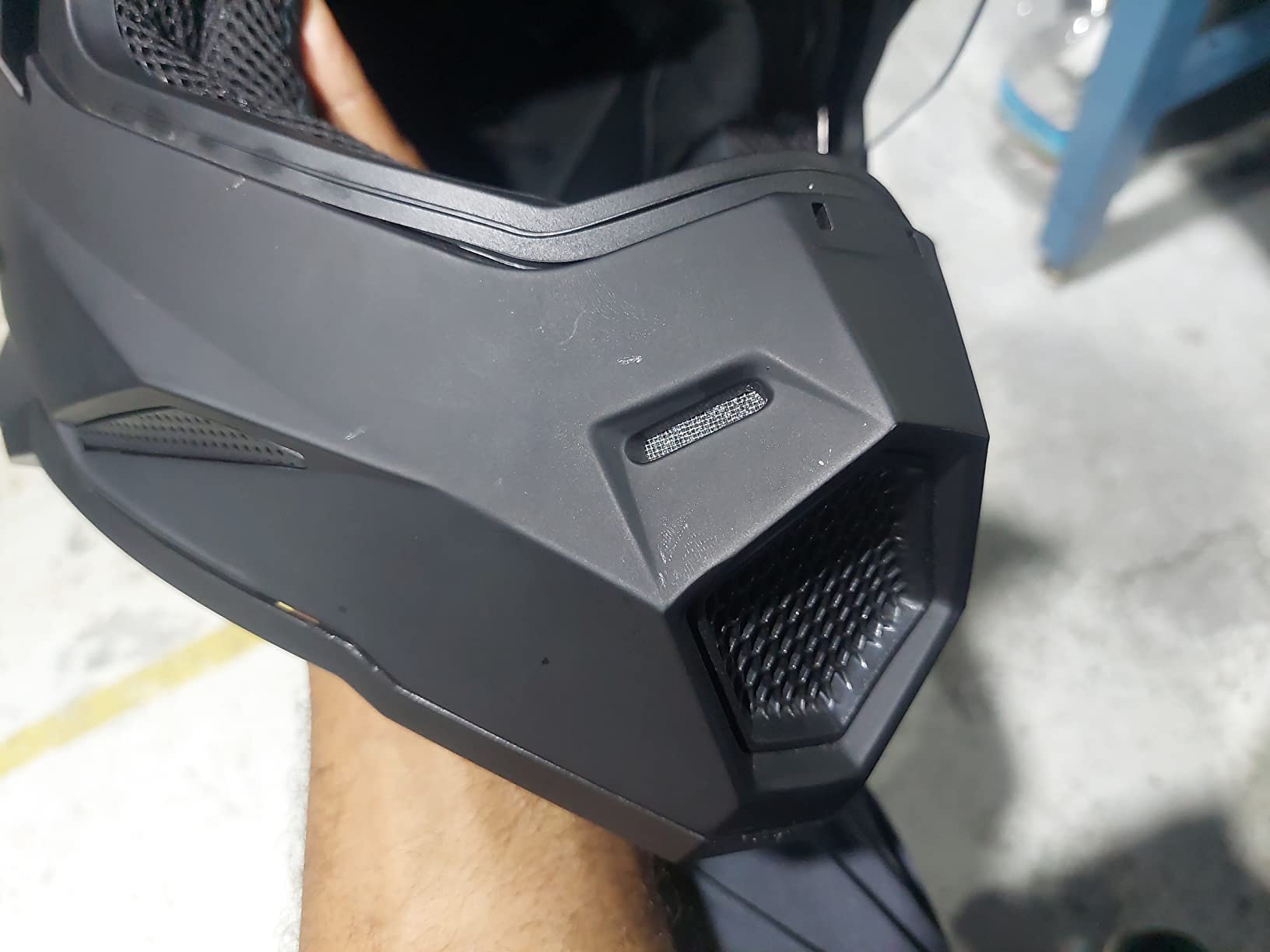 1Storm Dual Sport Motorcycle Motocross Off Road Full Face Helmet Dual Visor: HF802 customer photo 1