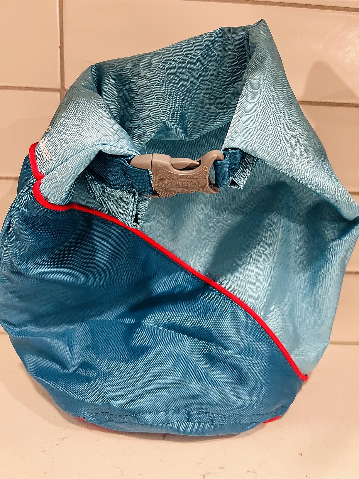 Kurgo Kibble Carrier, Coastal Blue | Dog Food Travel Bag, Ripstop Material, Food-Safe Liner, Bottom Bowl Stash Pocket, Side Zip Pocket, Hold Up to 5 Lb of Kibble customer photo 1