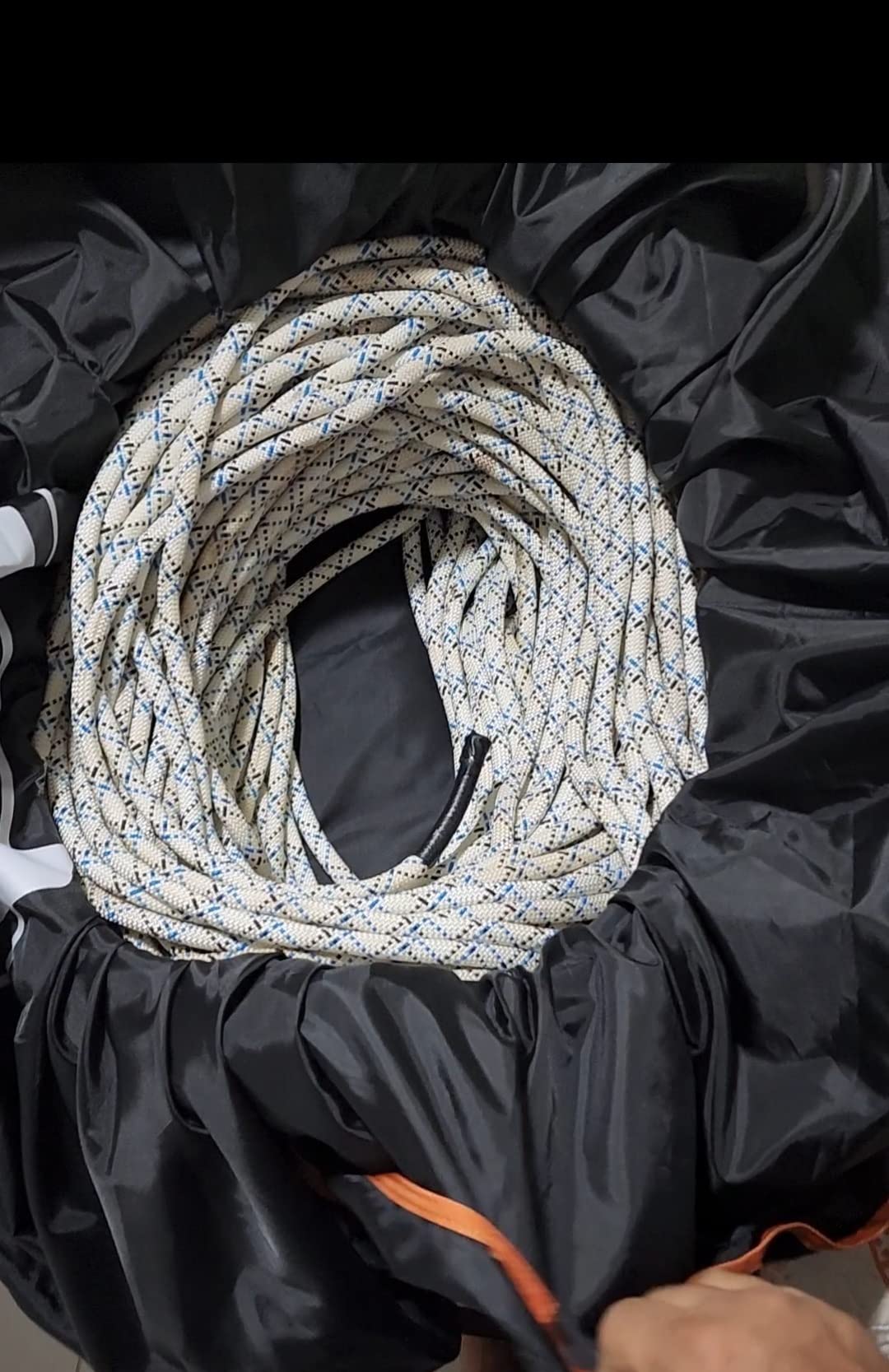 Petzl KLIFF Rock Climbing Rope Bag - Gray | 36-Liter Rope Bag for Sport Climbing with Removable Tarp customer photo 2