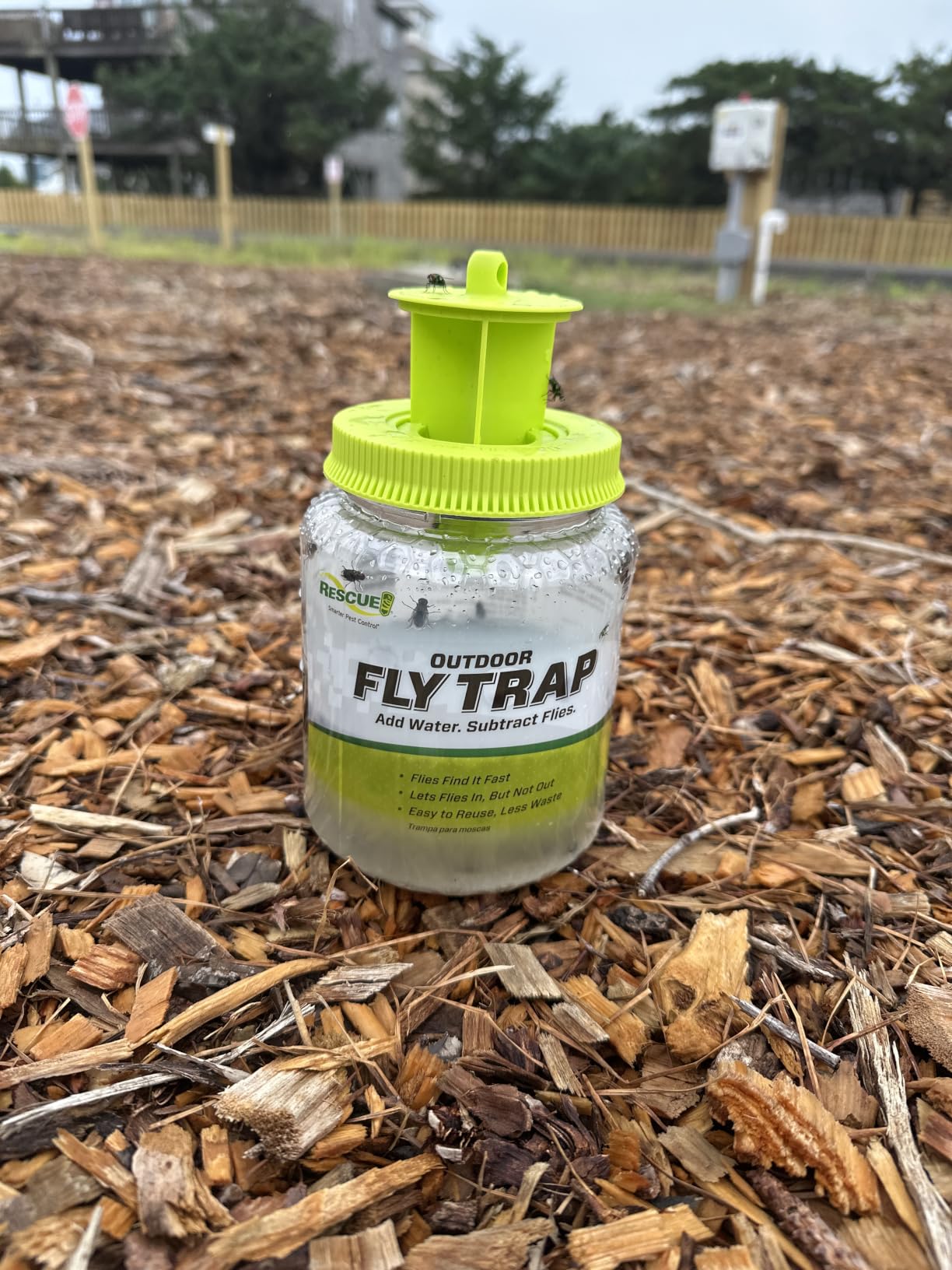 RESCUE! Outdoor Fly Trap - Reusable - 3 Traps customer photo 1