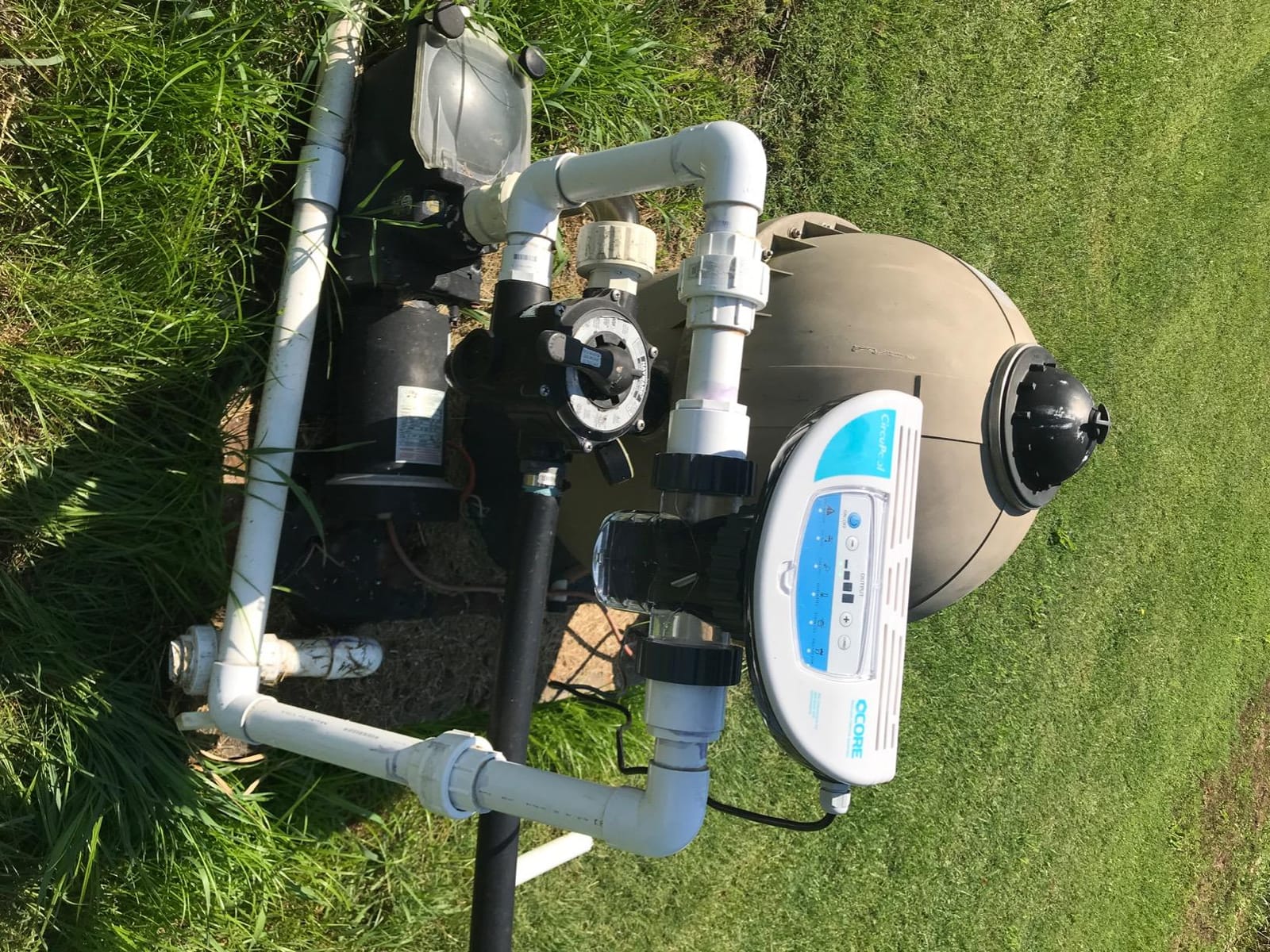 CircuPool CORE35 Salt Chlorinator System | 8 Year Manufacturer Warranty | No DIY Install Penalty | USA Titanium | 1.4 lb CL Output | Electronic Chlorine Generator for Pools up to 35,000 Gallons customer photo 2