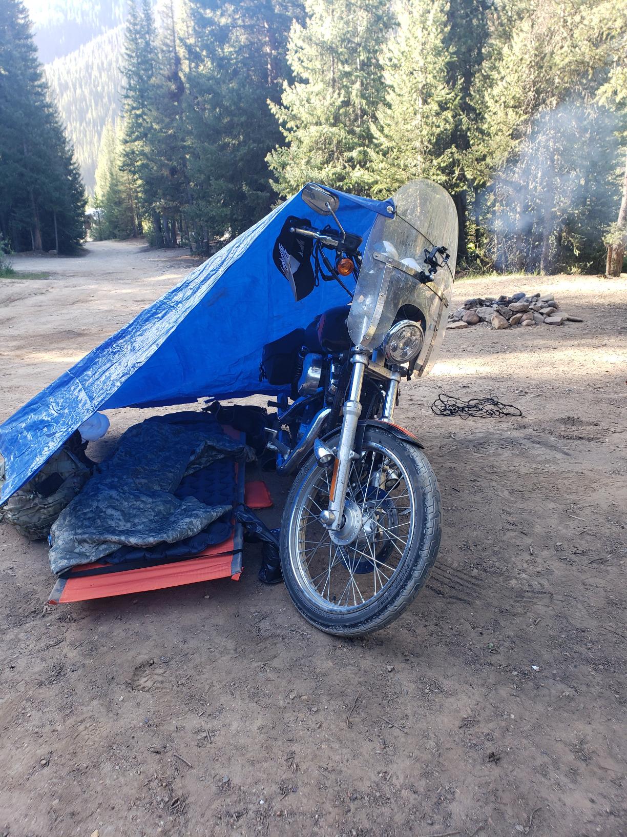 KingCamp Ultralight Camping Cot, Portable Folding Sleeping Cot for Adults, 265 Lbs Heavy Duty Compact Bed for Outdoor Backpacking Travel Hiking, Extra Wide 75 x 25 Inches, Blue customer photo 1