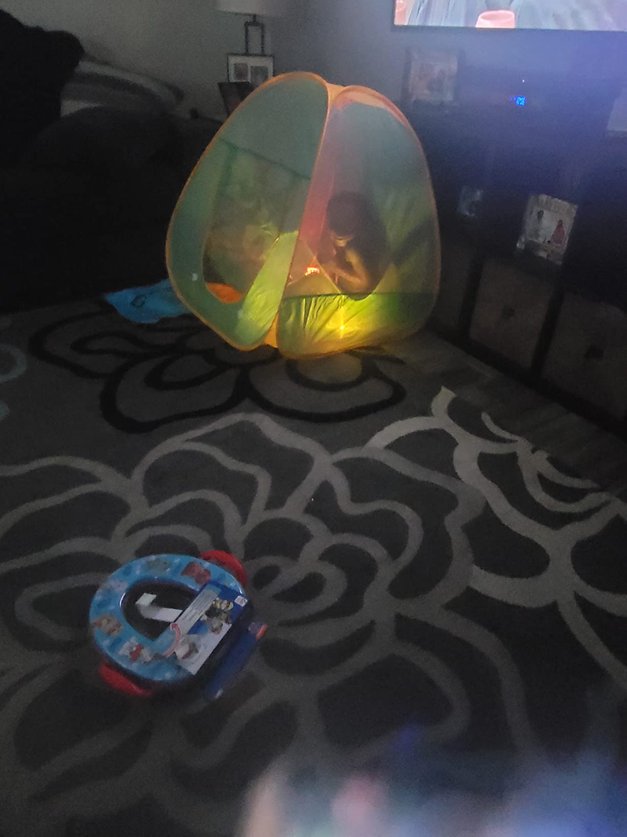 Kids Camping Gear Set with Play Tent, Pretend Campfire, Fruits, Marshmallow, Camping Toys for Toddlers, Boys & Girls - Indoor & Outdoor Explore & Adventure customer photo 2