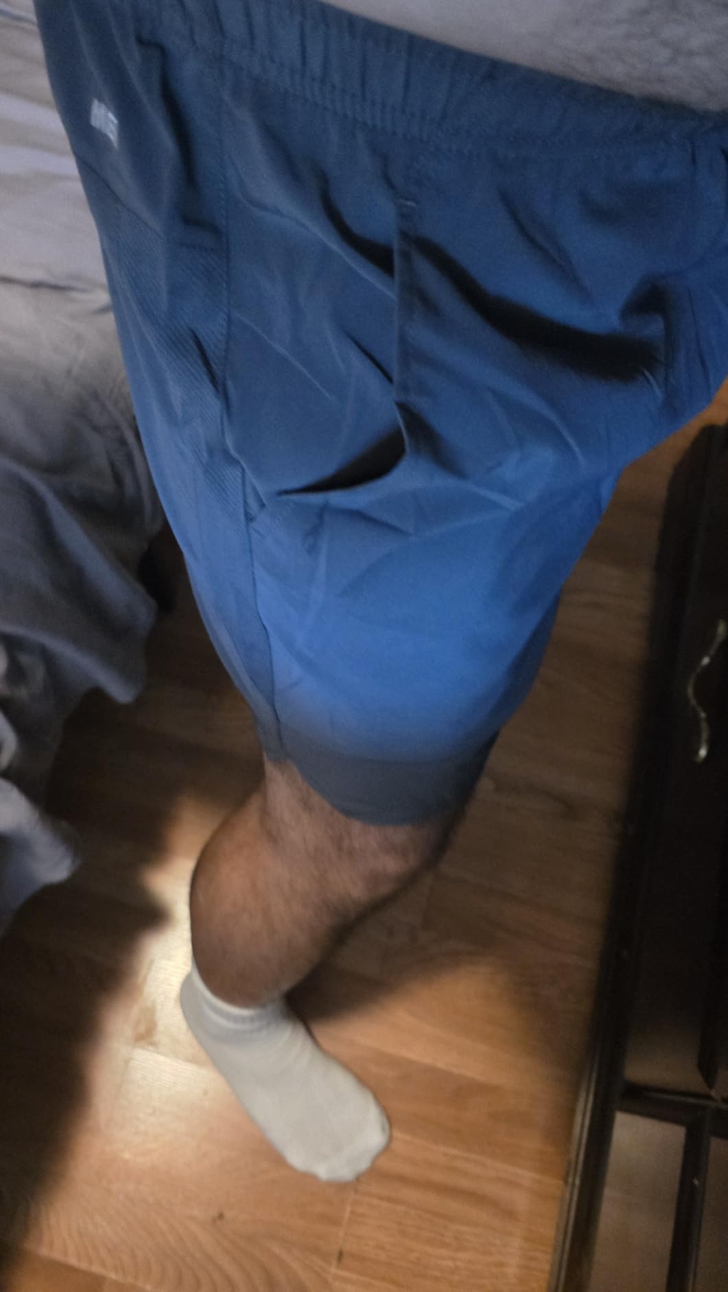 Men's 5 Inch Inseam Running Shorts, Quick-Dry with Pockets customer photo 2