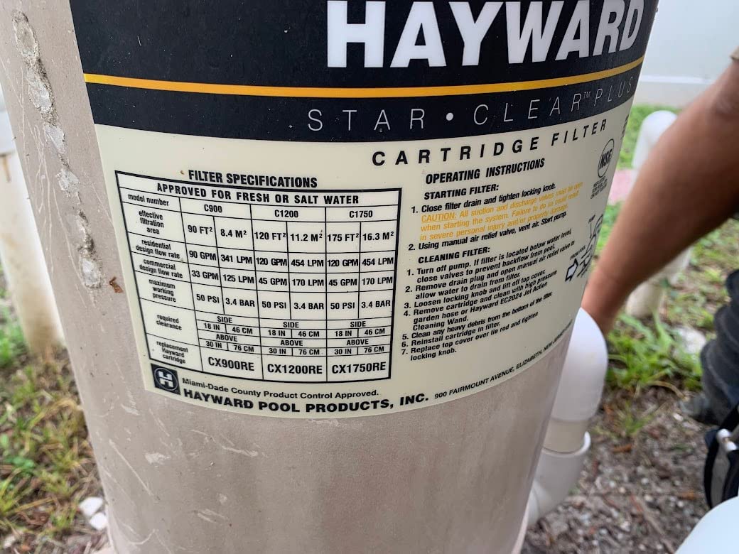 POOLPURE C1200 Pool Filter Replace Hayward CX1200RE, HAY823C, Pleatco PA120 customer photo 2