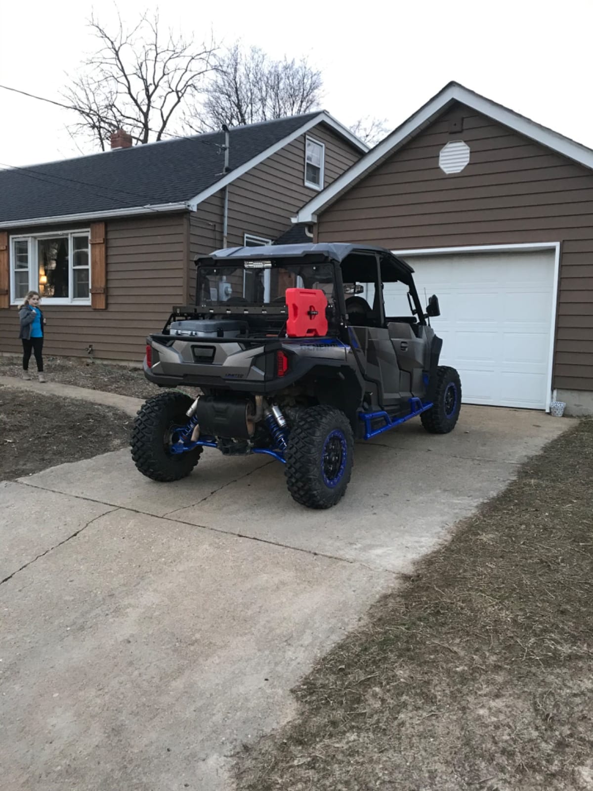 Tusk Cargo Rack Regular Black Powder Coated Compatible with Polaris General 1000 2016-2026/General 4 1000 2017-2022/General XP/XP4 2020-2026 customer photo 2