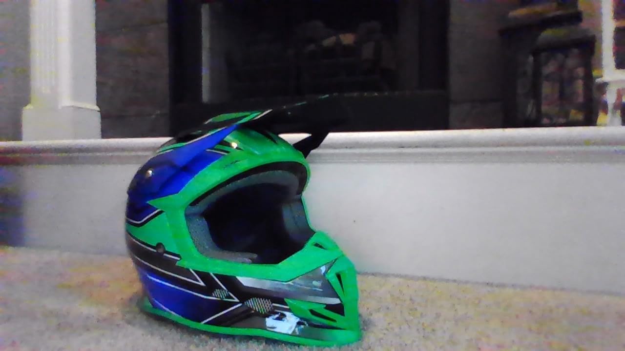 GLX GX23 Full-Face Dirt Bike Motocross Motorcycle Helmet, DOT | Unbreakable Off-Road Confidence customer photo 1