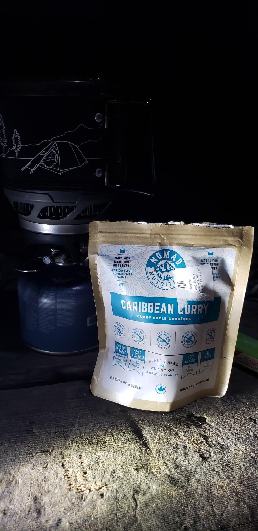 Nomad Nutrition Caribbean Curry | Instant Freeze Dried Backpacking & Camping Food | Plant-Based, Non-GMO Hiking Meals with High-Energy, Vegan, Gluten-Free | 112g - 1 Pack customer photo 2
