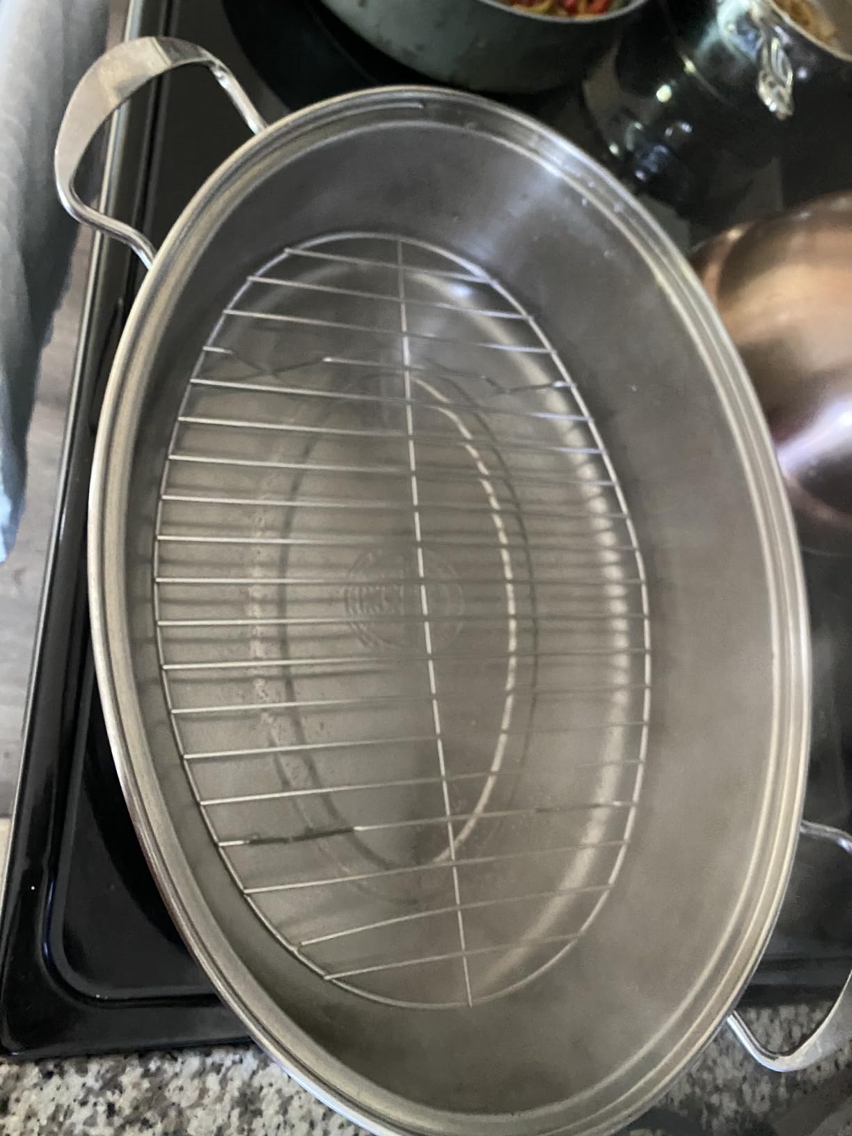 Eglaf 8Qt Stainless Steel Fish Steamer - Multi-Use Oval Cookware with Rack, Ceramic Pan, Chuck - Stockpot for Steaming Fish, Boiling Soup customer photo 2