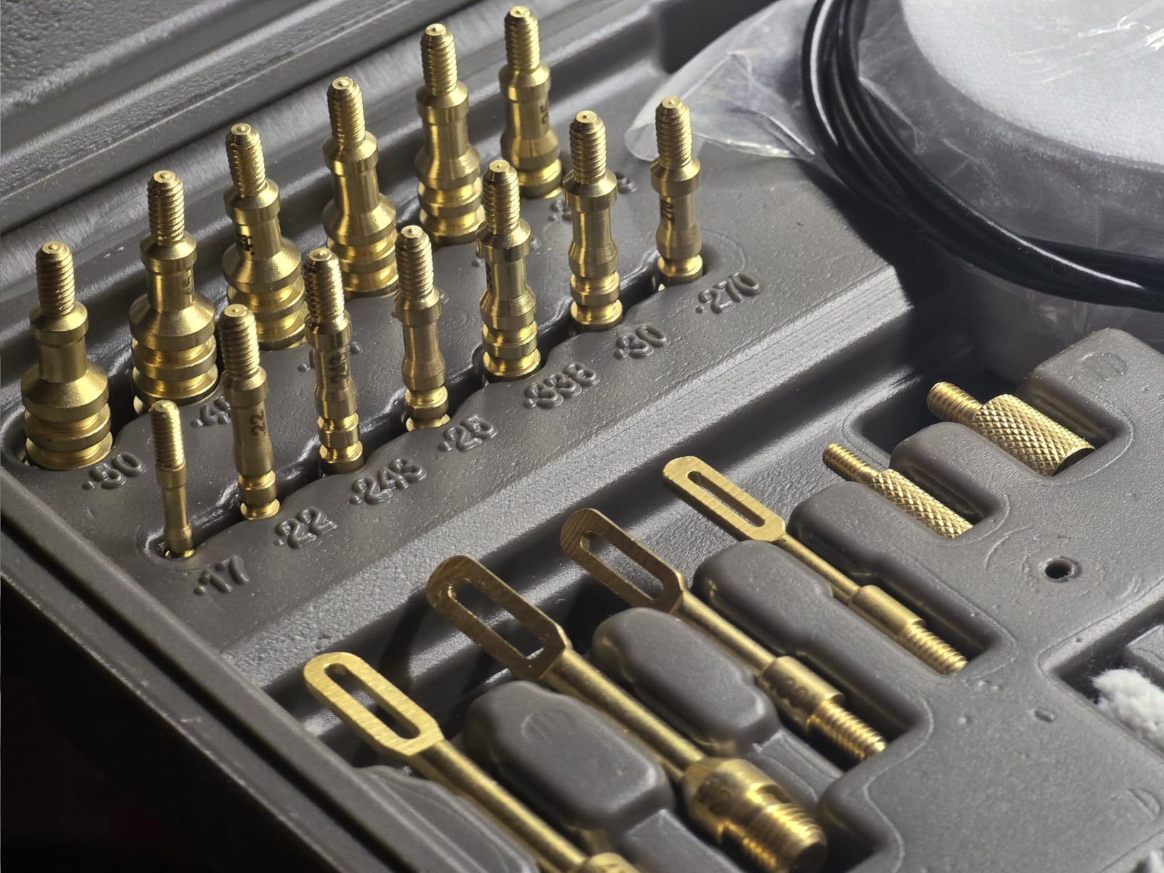 GLORYFIRE Elite Gun Cleaning Kit, Handgun Shotgun Pistol Universal Cleaning Kit with All Brass High-end Brushes, Jags, Reinforced and Lengthened Rods customer photo 2