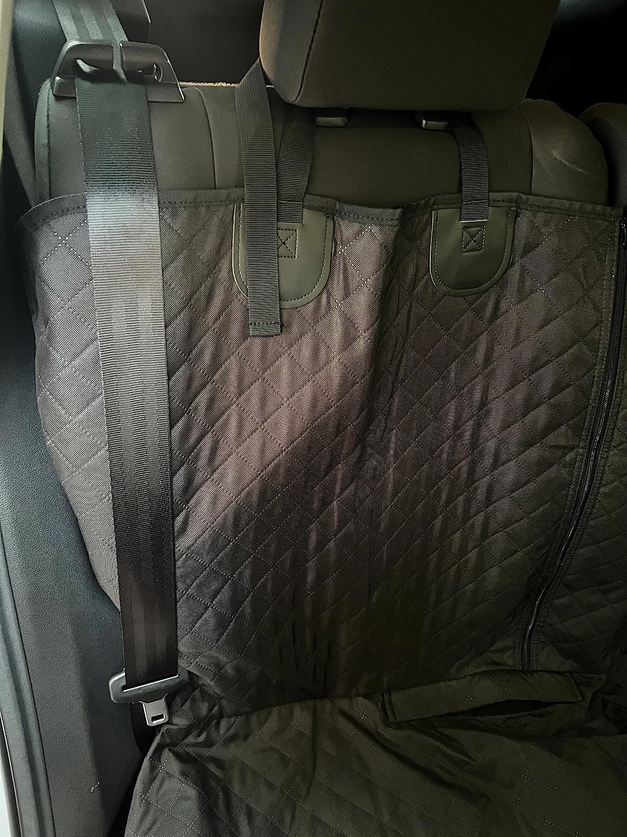 Honest Dog Car Seat Covers, Dog seat Cover with Side Flap for Cars, Trucks, and Suv's - Waterproof & Nonslip Pet Seat Cover for Backseat customer photo 1