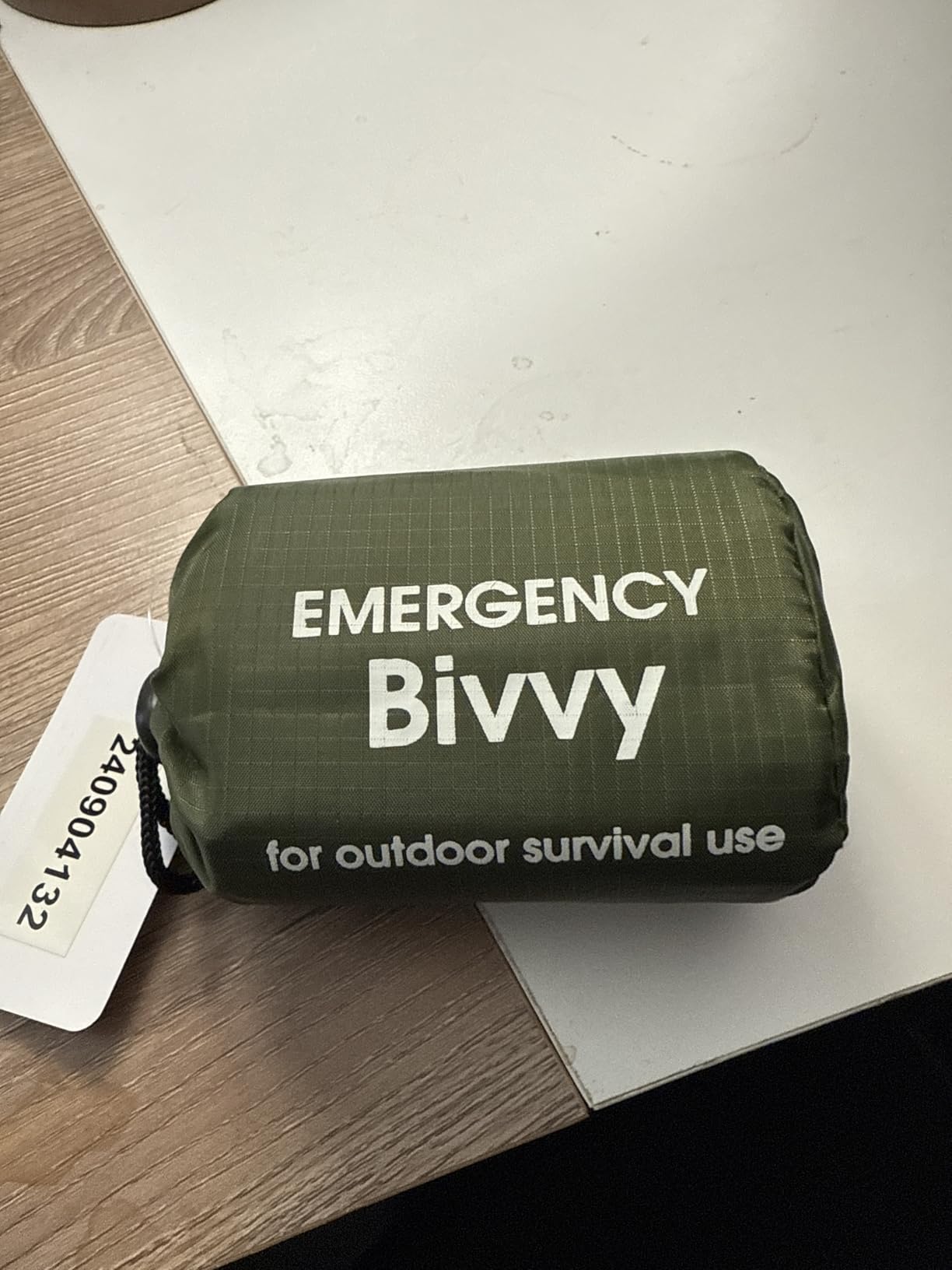 Esky Emergency Sleeping Bag, Survival Bag Portable Thermal Bivy Sack, Waterproof Lightweight Emergency Blanket Survival Gear with Compass for Camping Hiking Outdoor Adventure customer photo 2