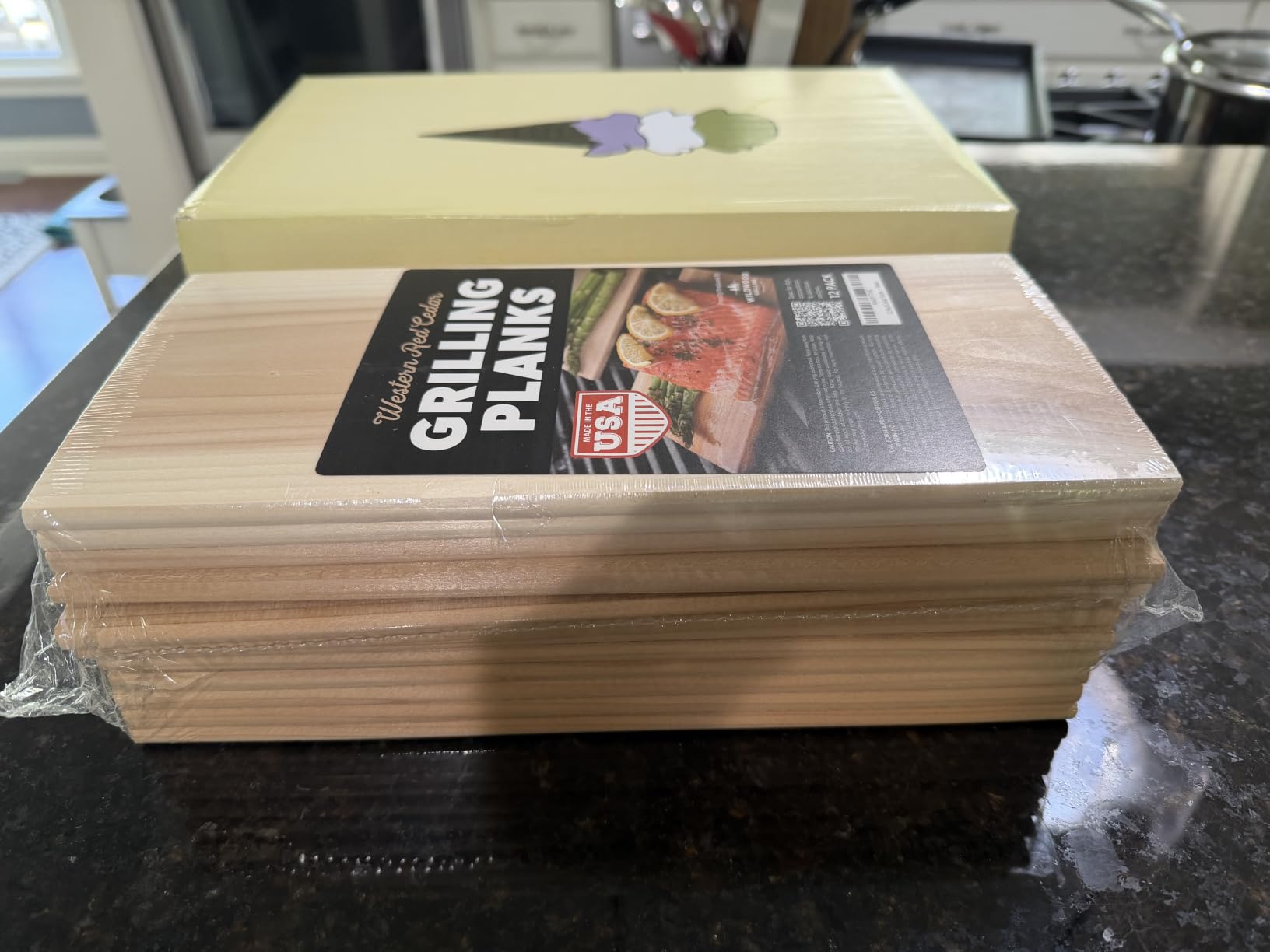 12 Pack Cedar Planks for Grilling Salmon and More - Sourced and Made in the USA customer photo 1