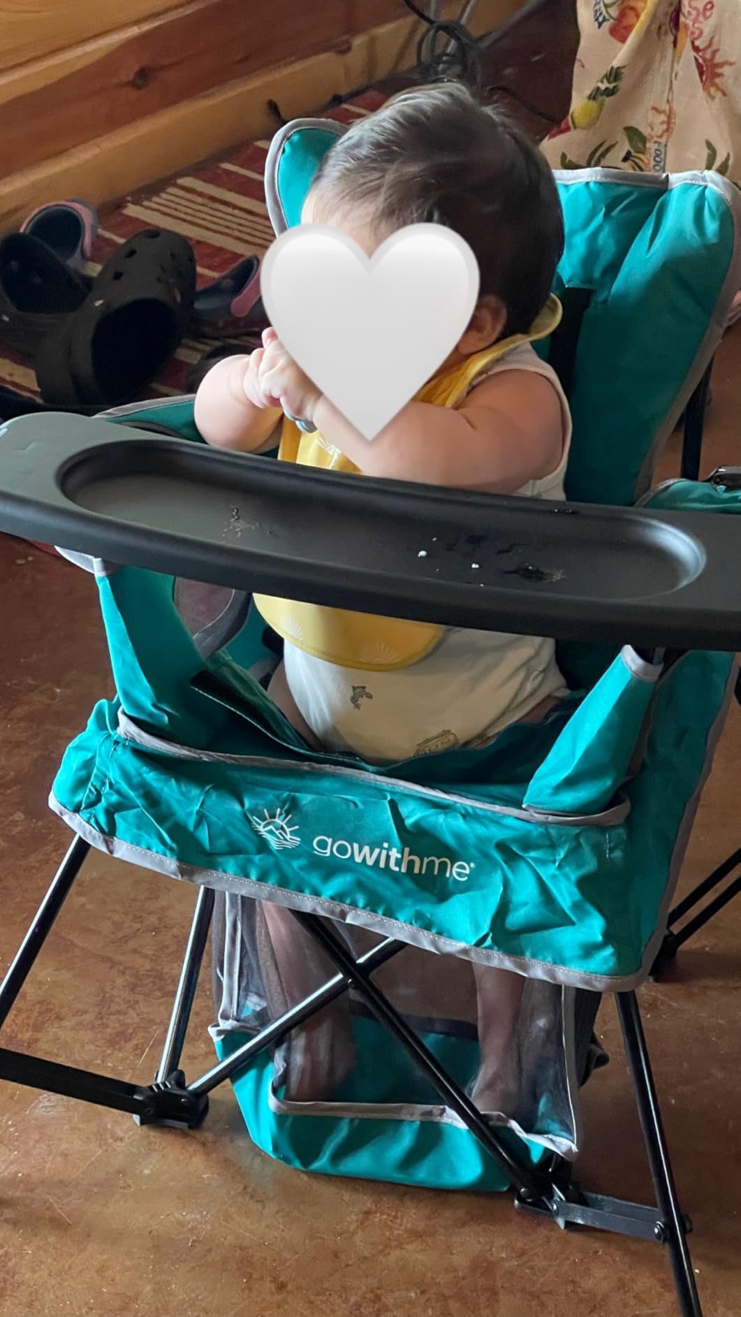 Baby Delight Go with Me Venture Portable Chair | Indoor and Outdoor | Sun Canopy | 3 Child Growth Stages | Moss Bud Green customer photo 2