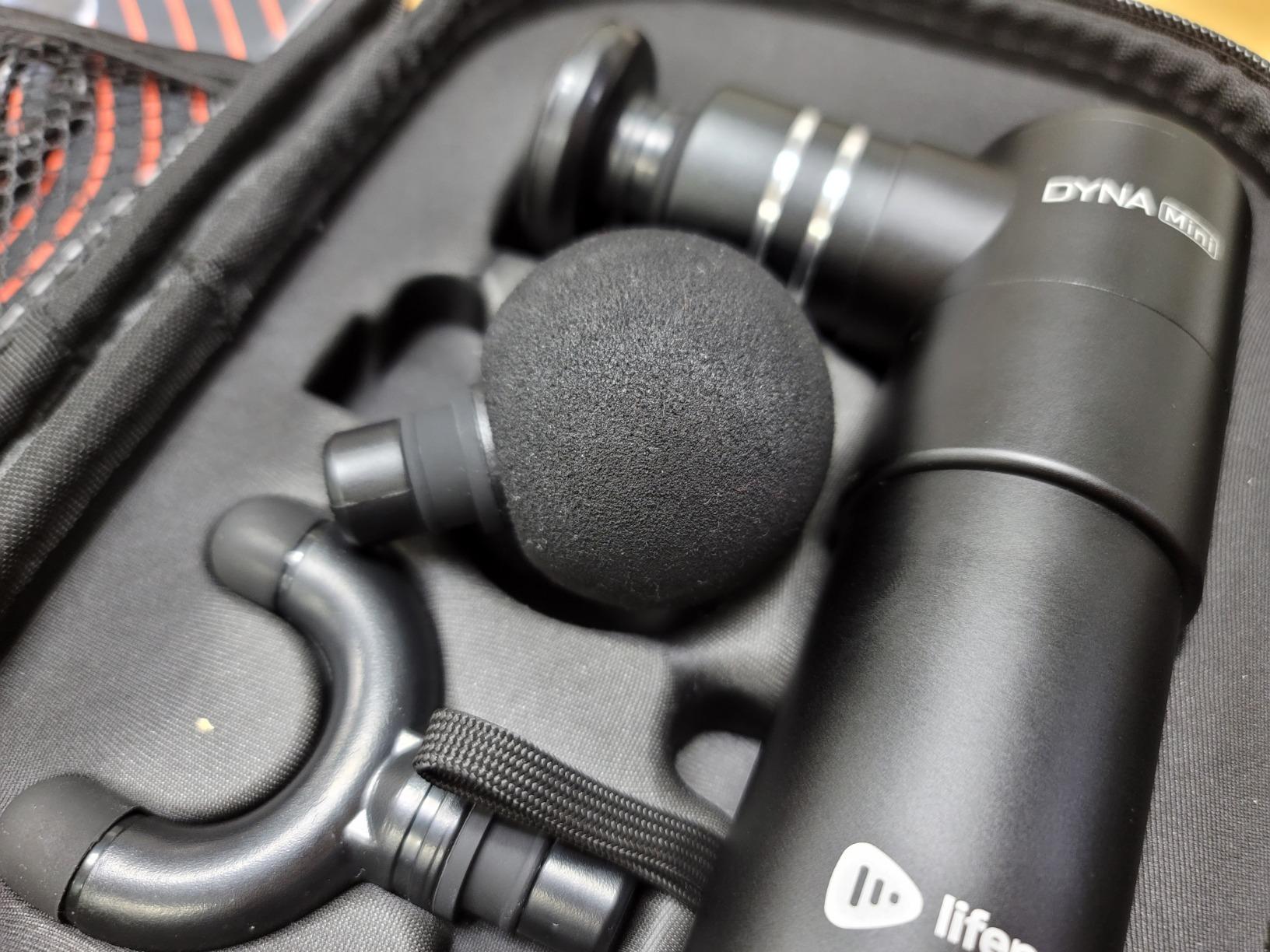 LifePro Dyna Mini Percussion Travel Massage Gun with 4 Speeds, USB-C & Case | 0.9 lbs, 5.6