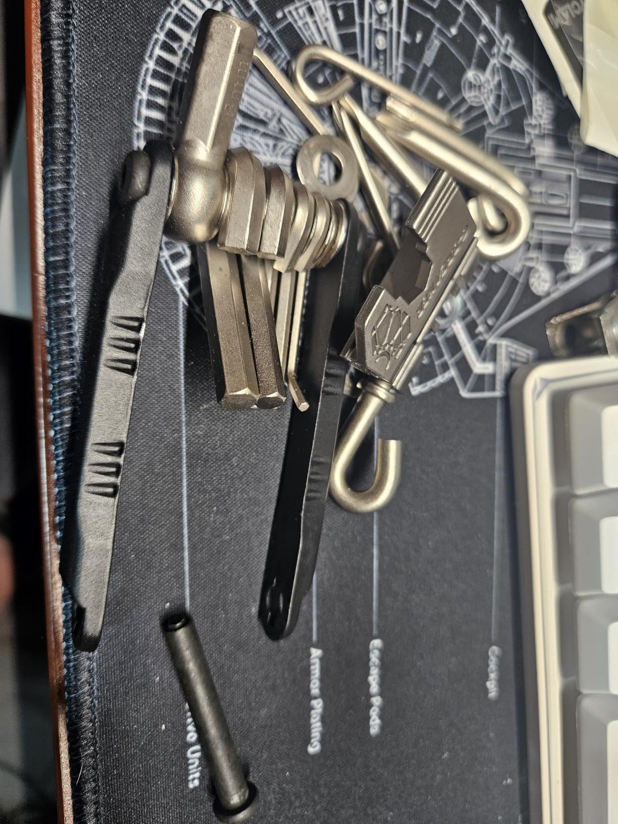CECO USA 20 Function Bike Tool with Chain Breaker, Bicycle Multi Tool, Heavy Duty, Compact Pocket Sized, Lightweight, High Strength CR-V 6150 Tool Steel, Easy To Carry, Case Pouch Included customer photo 1