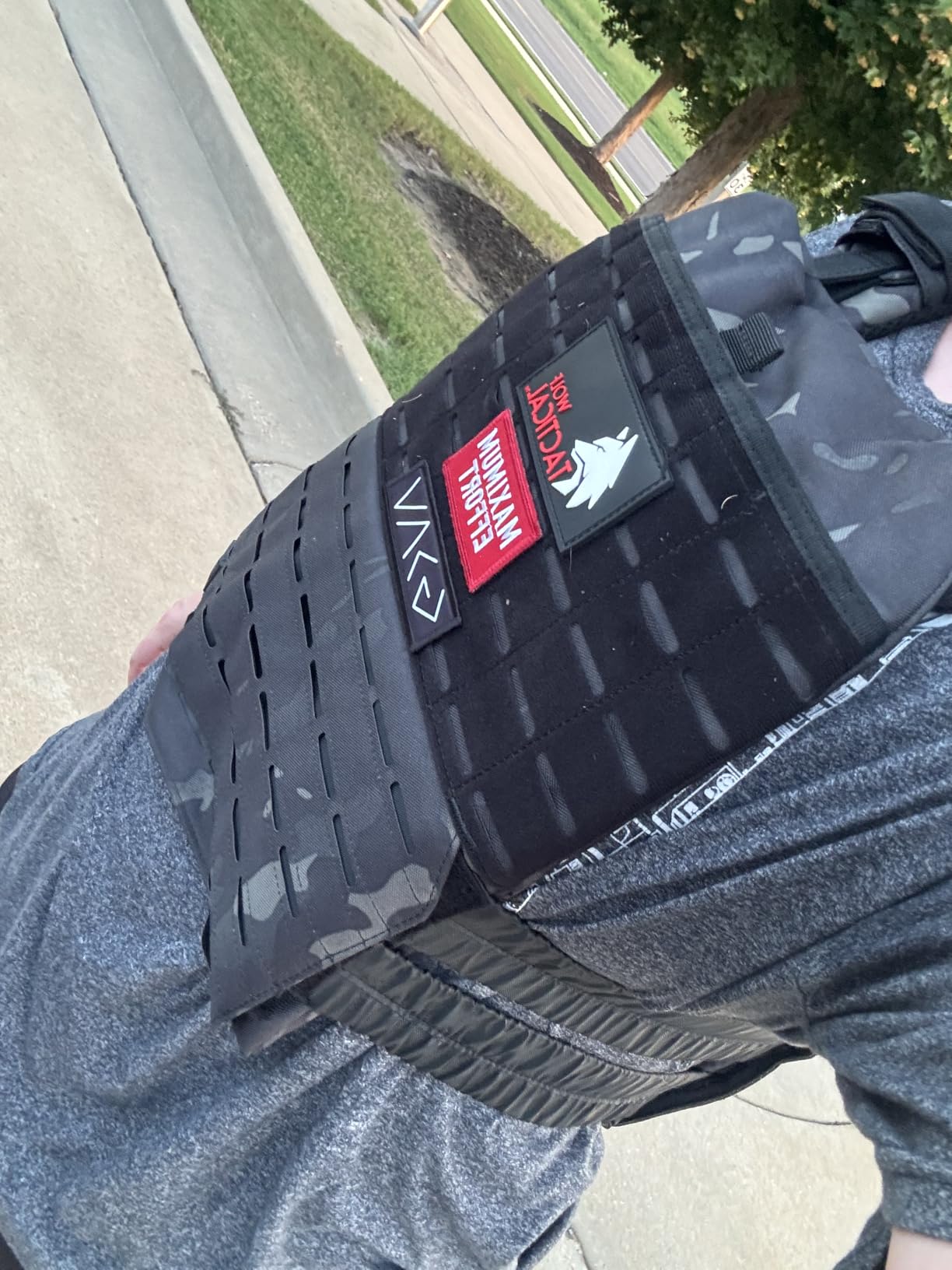 Wolf Tactical Adjustable Weighted Vest for Men & Women - Rucking, Workout, Running, Walking & CrossFit Weight Vest for Strength Training & Fitness customer photo 2