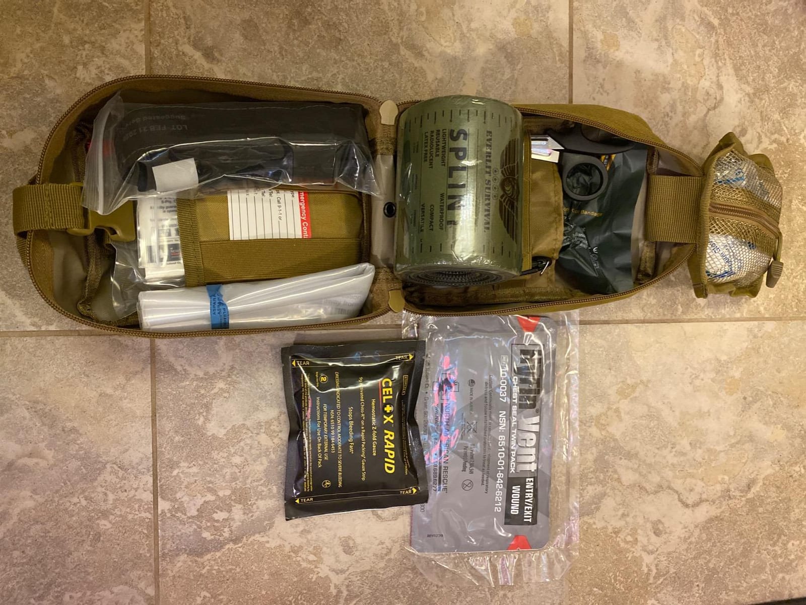 EVERLIT Emergency Trauma Kit, CAT GEN-7 Tourniquet 36