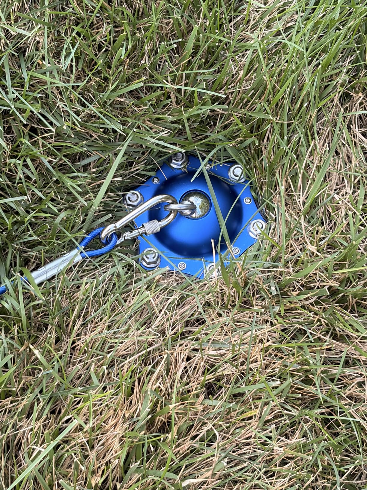 TOPKNOT Dog Tie Out Cable and Stake for Camping, 360° Swivel Dog Run - No Tangle, with 30FT Heavy Duty Cable, Runner for Yard - Up to 150LBS, Ideal for Outdoor Camping customer photo 1