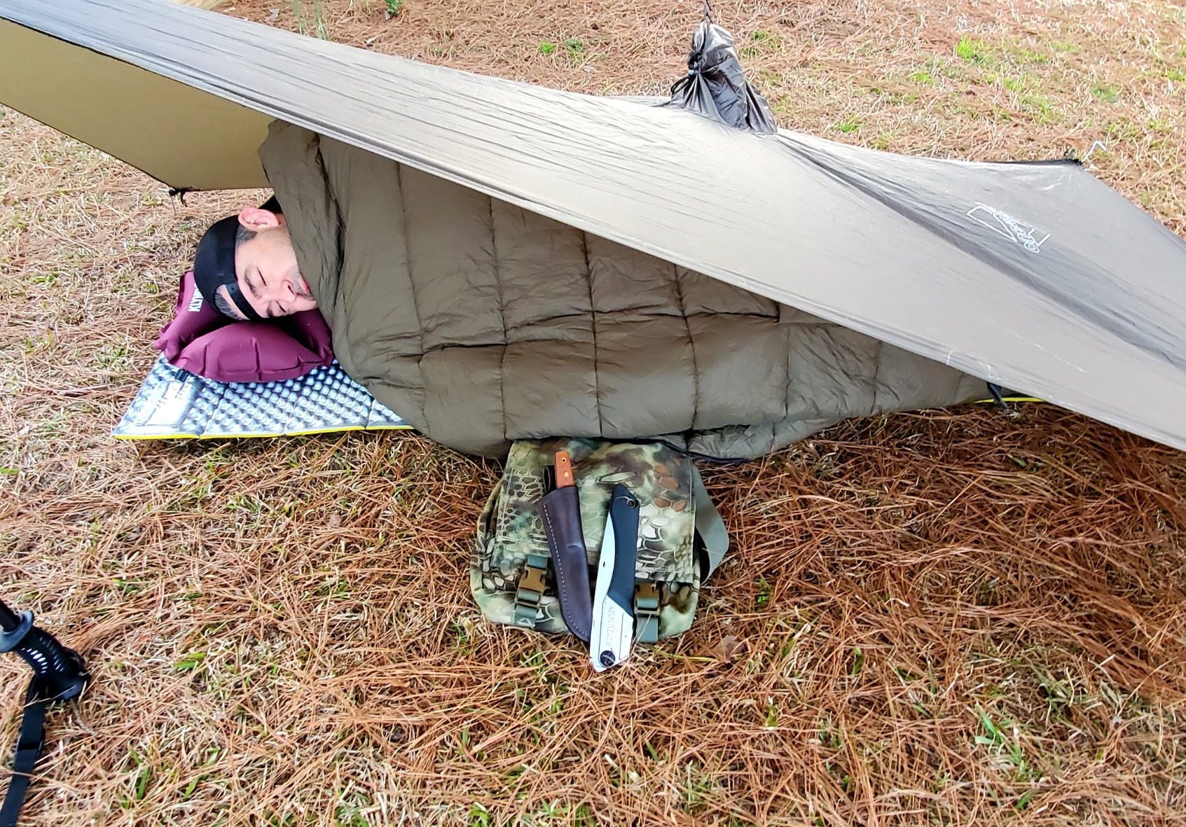 Onewind Hammock Top Quilt with Footbox, Lightweight and Portable Sleeping Quilt Camping Sleeping Bag for Backpacking and Hiking customer photo 2