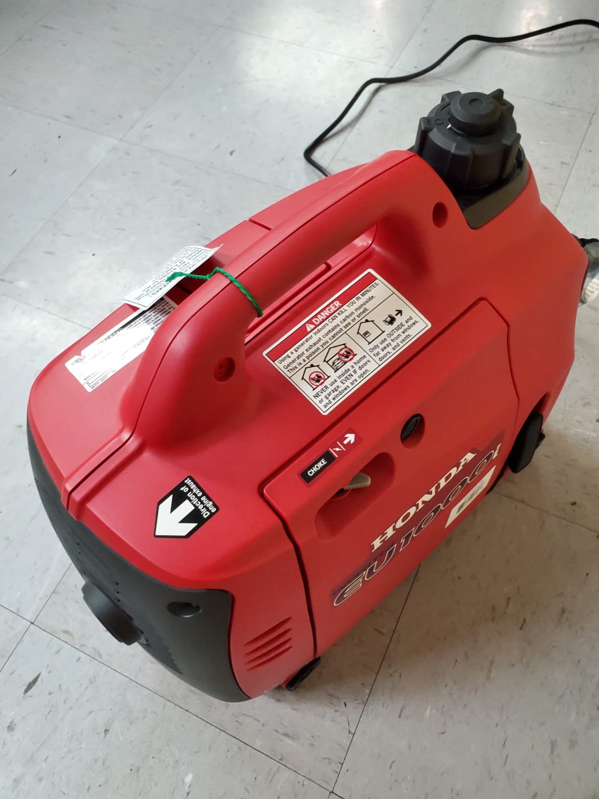 Honda EU1000i 1000 Watt Inverter Generator, Super Quiet 120V Gas Powered Portable Generator for Camping or Home Backup Power Supply (EU1000T1AN) customer photo 2