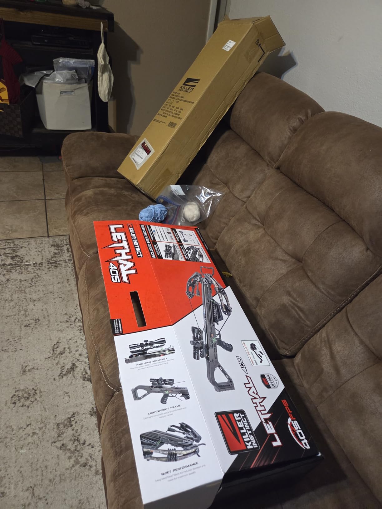 Killer Instinct Lethal 405 Crossbow Pro Package with 4x32 Scope, Rope Cocker, String Suppressors, 3-Bolt Quiver, 3 Hypr Lite Bolts customer photo 1