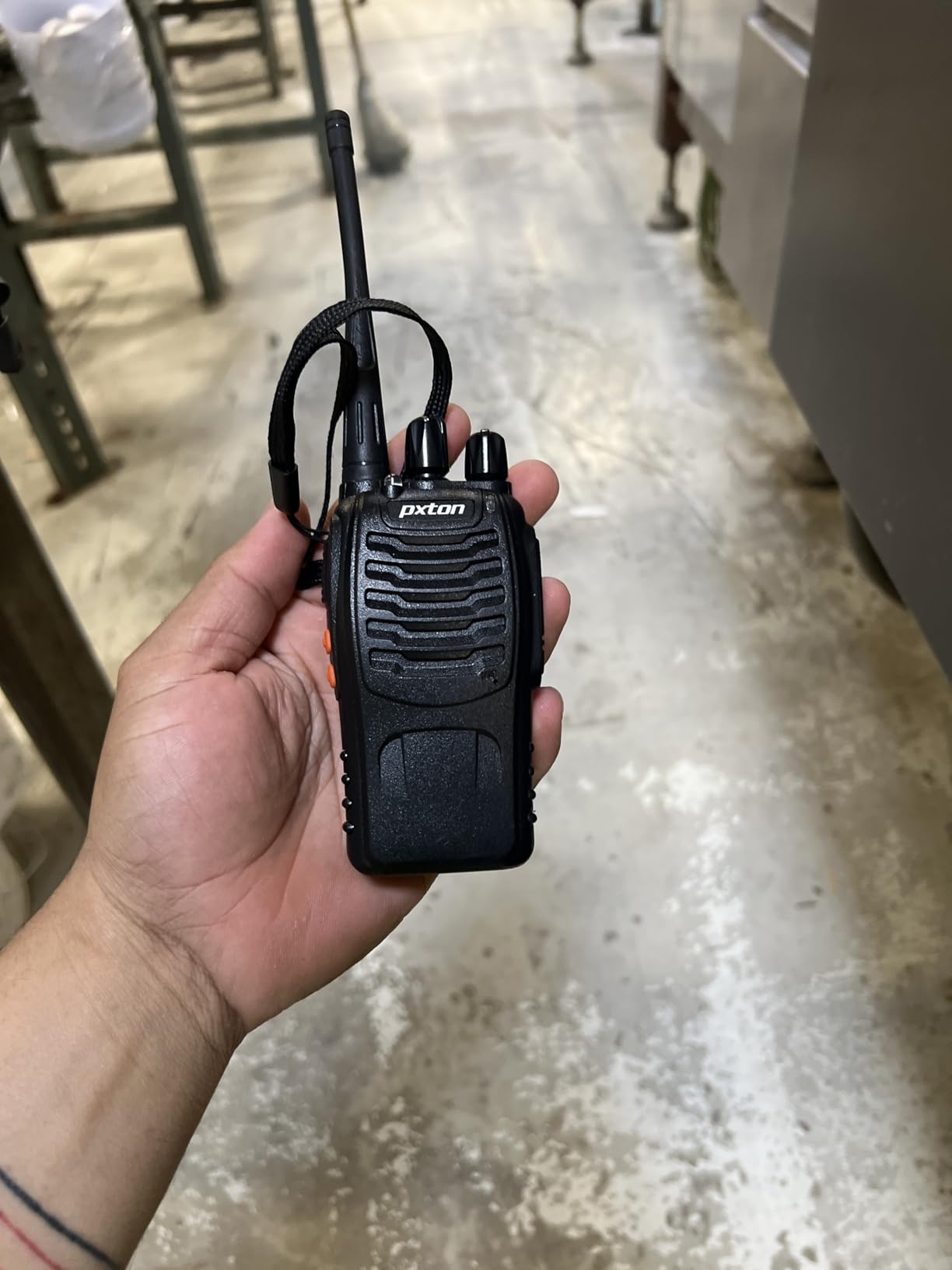 pxton Walkie Talkies Rechargeable Long Range Two-Way Radios with Earpieces, 2-Way Radios UHF Handheld Transceiver Walky Talky with Flashlight Li-ion Battery and Charger (2 Pack) customer photo 2