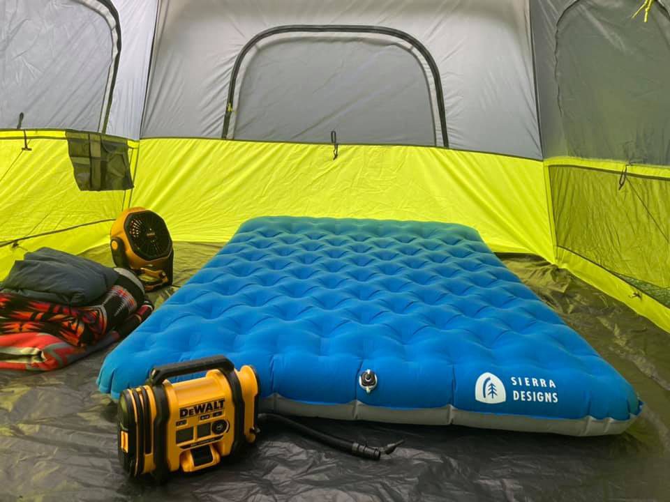 Sierra Designs Queen & Single Camping Air Bed Mattress for Car Camping, Travel, and Camp (Pump Included) customer photo 2