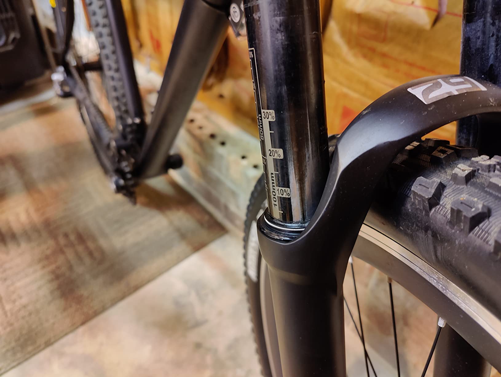 BUCKLOS 26/27.5/29 Travel 120mm MTB Air Suspension Fork QR 9mm XC AM | Rebound Adjust, 1 1/8 Straight/Tapered Tube, Manual/Remote Lockout, Ultralight Mountain Bike Front Forks customer photo 2