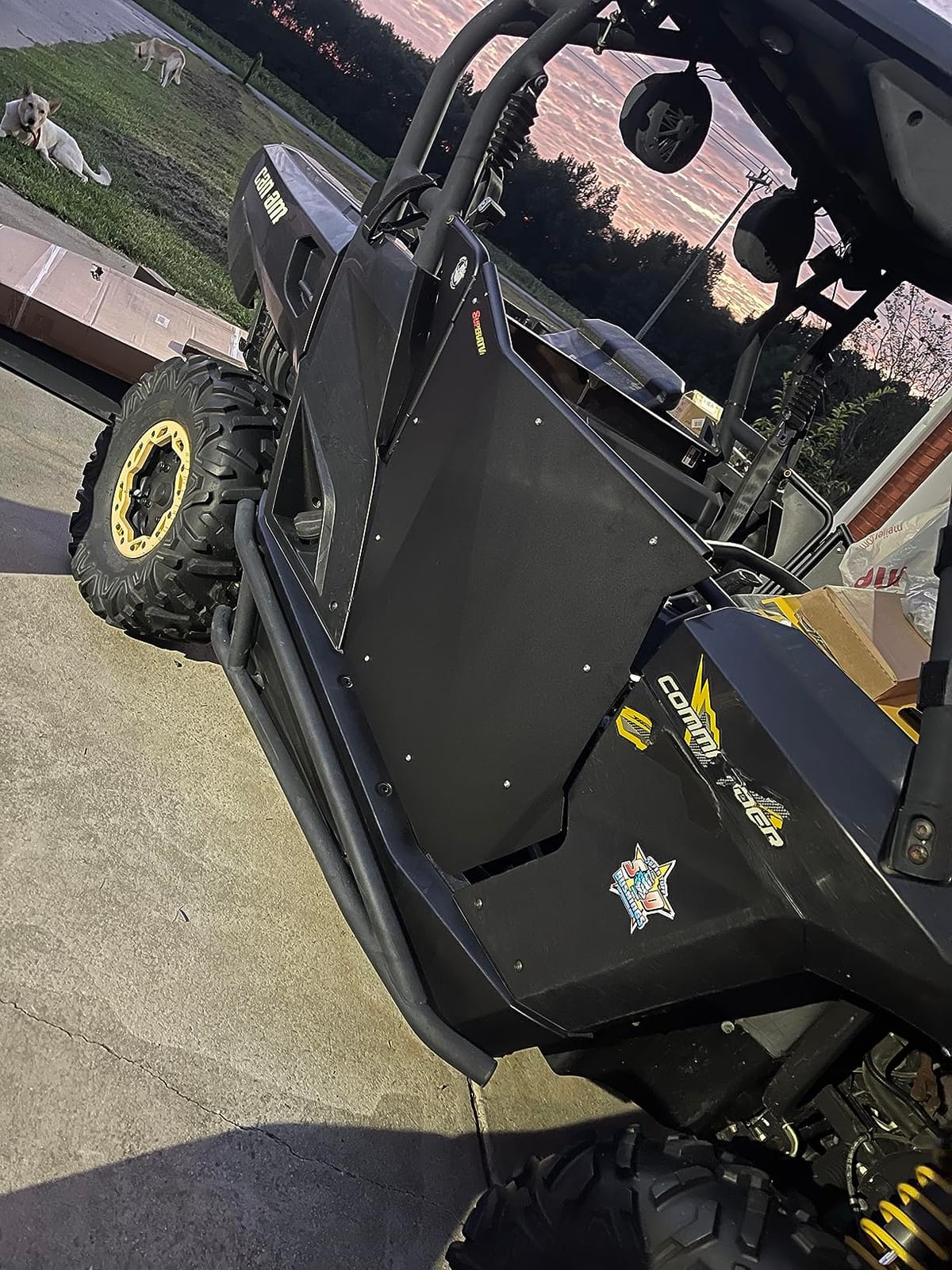 HECASA UTV Suicide Doors Compatible with 11-20 Maverick/Commander 800 1000 | Aluminum; Compatible with 2011-2020 Maverick/Commander 800 1000 Dual Stage Automotive Style Slam Latch 2 Door Models customer photo 2