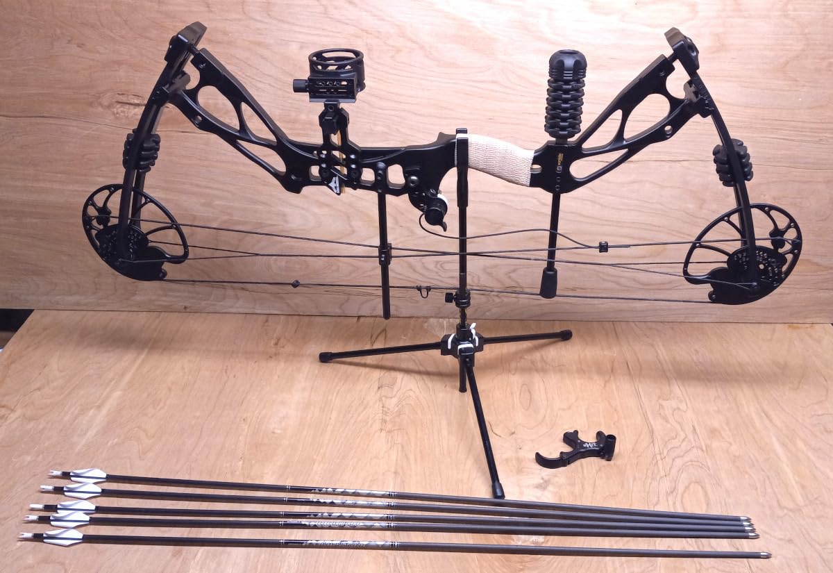 Sanlida Archery Dragon X8 RTH Compound Bow Package for Adults and Teens, 18