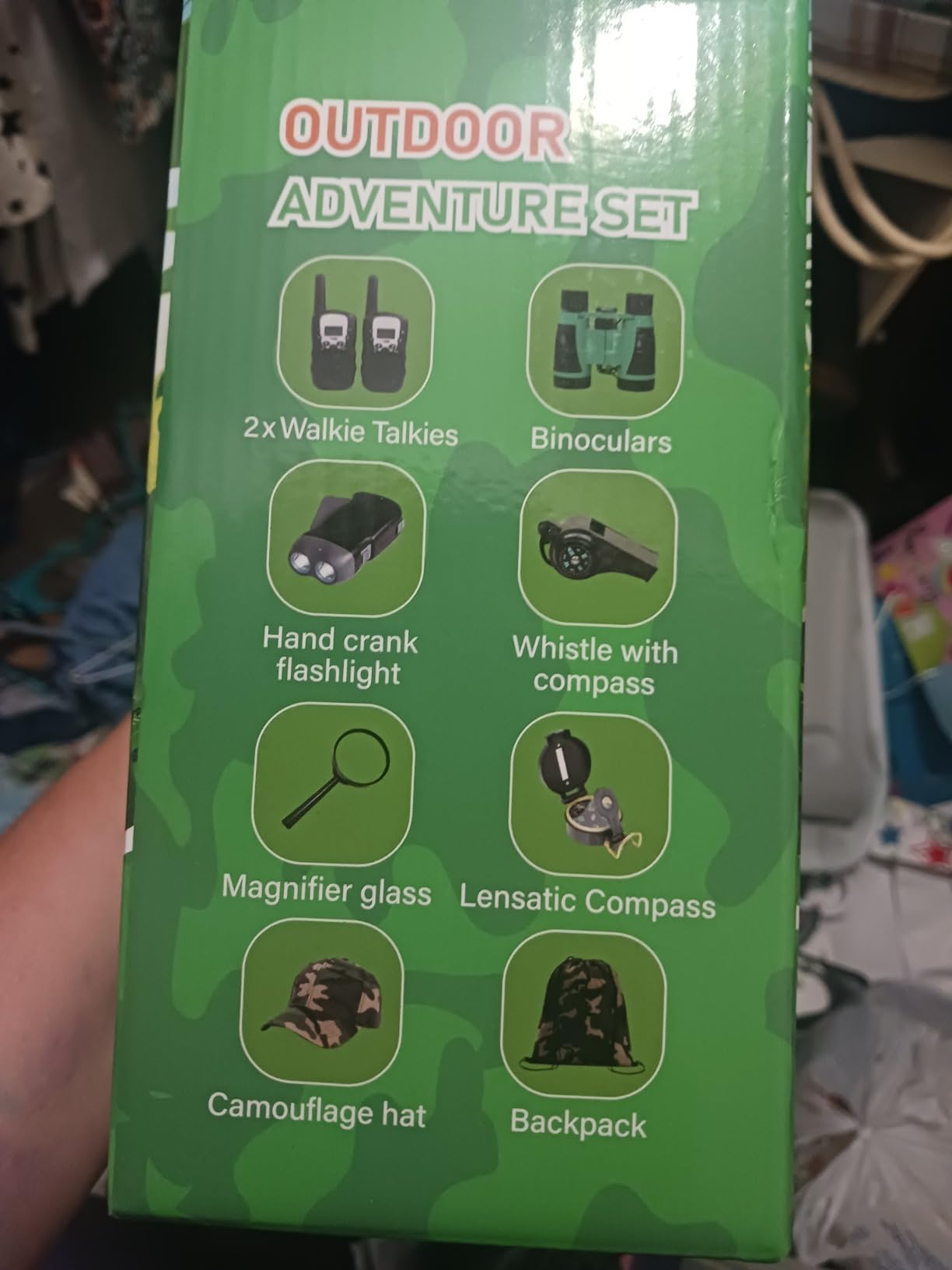 Outdoor Adventure Set for Kids - Camouflage Camping Exploration Toys with Walkie-Talkies - Backyard Explorer Gear for Boys and Girls customer photo 1
