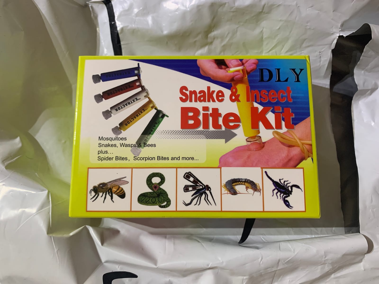DLY Snake Bite Kit for Humans, Rattlesnake Bite Kit, Bee Sting Kit, Blue | Outdoor Emergency First Aid Supplies, Mosquito Bite Sucker Tool, Bug Bite Suction Tool for Hiking, Backpacking and Camping customer photo 2