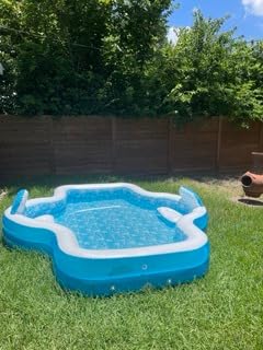 Members Mark Elegant Family Pool 10 Feet Long 2 Inflatable Seats with Backrests. New Version customer photo 1