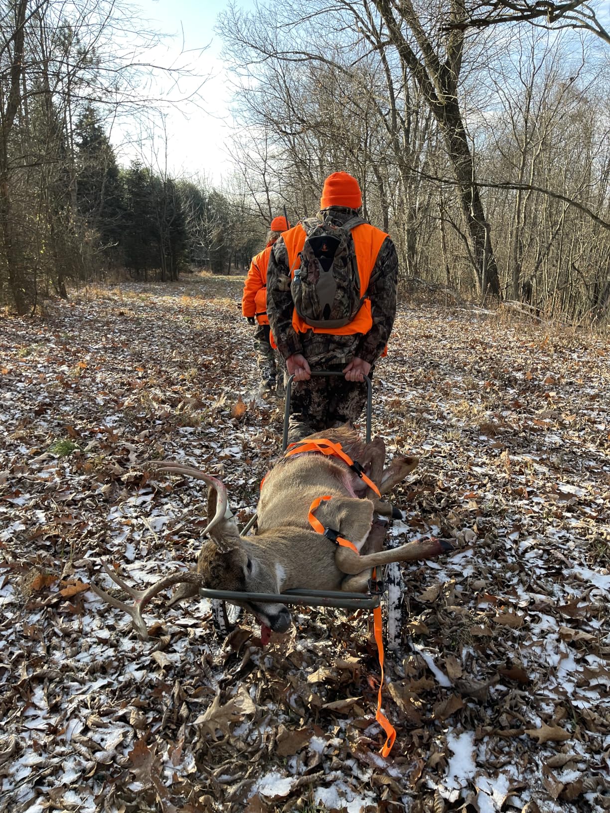 Kill Shot Deer Hunting Folding Game Cart 500 lb Capacity with 16