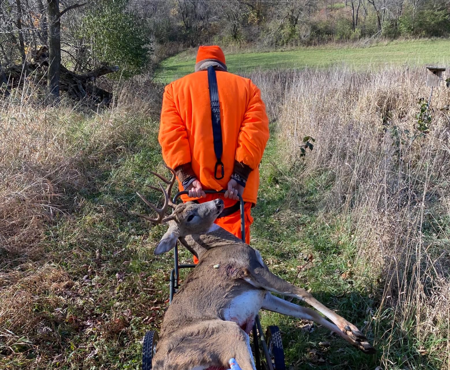 Kill Shot Deer Hunting Folding Game Cart 500 lb Capacity with 16
