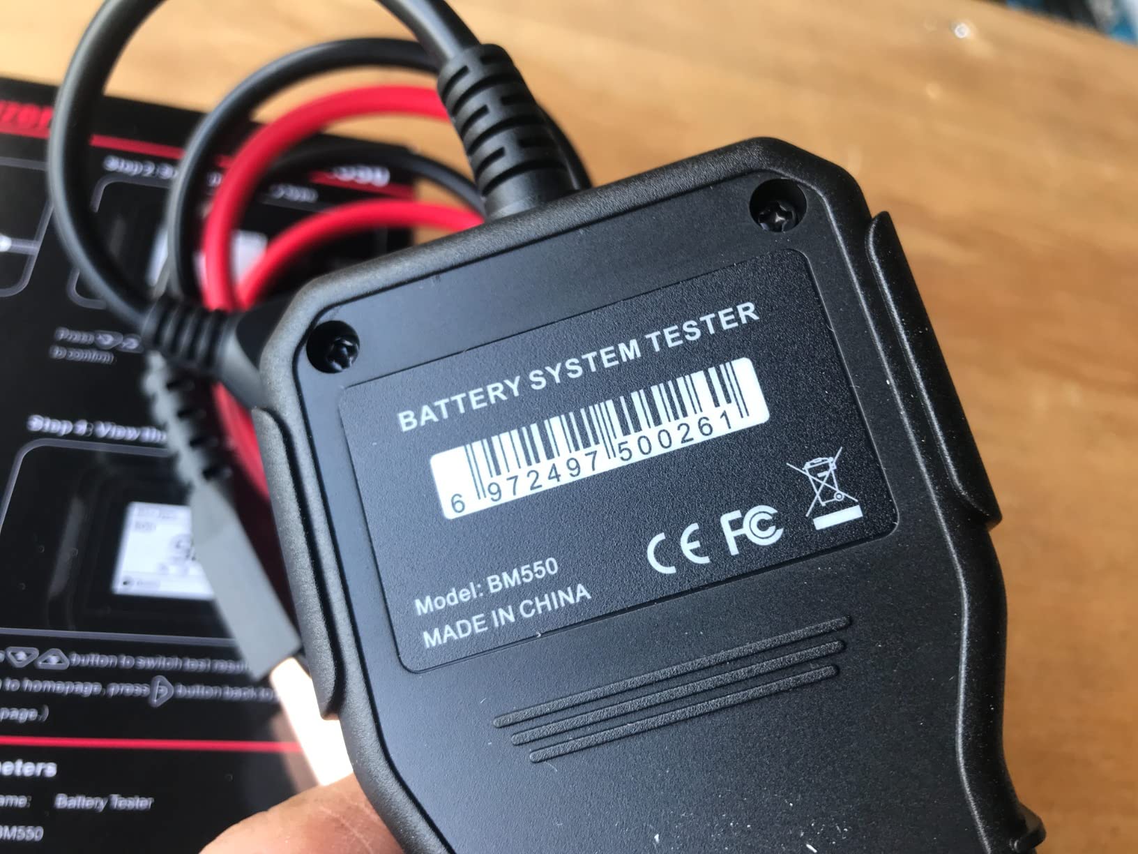 Car Battery Tester 6V 12V 24V Battery Voltage Tester, BR502 100-2000 CCA Internal Resistance Tester Automotive Accurate Digital Auto Battery Analyzer for Car Truck Marine Motorcycle SUV Boat customer photo 1