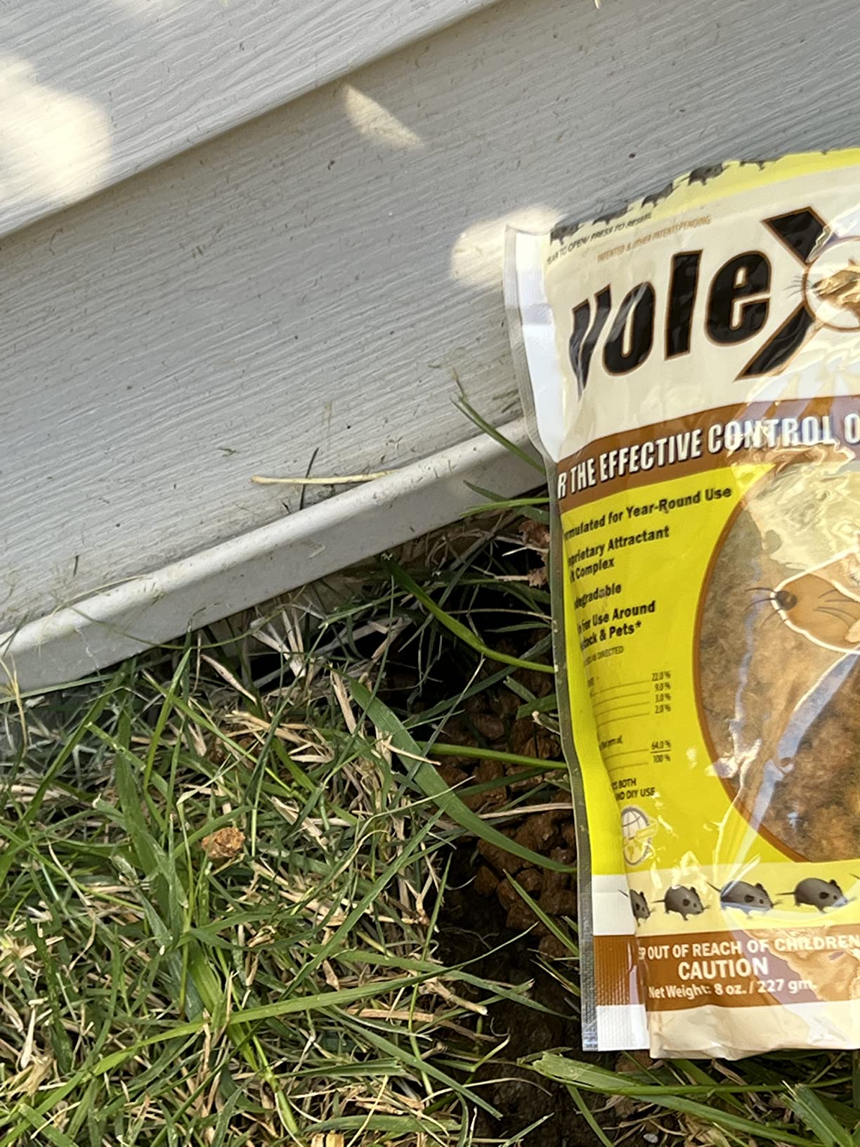 VoleX - Effective Against All Species of Voles. Safe for Use Around People, Pets, Livestock, and Wildlife (3 pounds) customer photo 2
