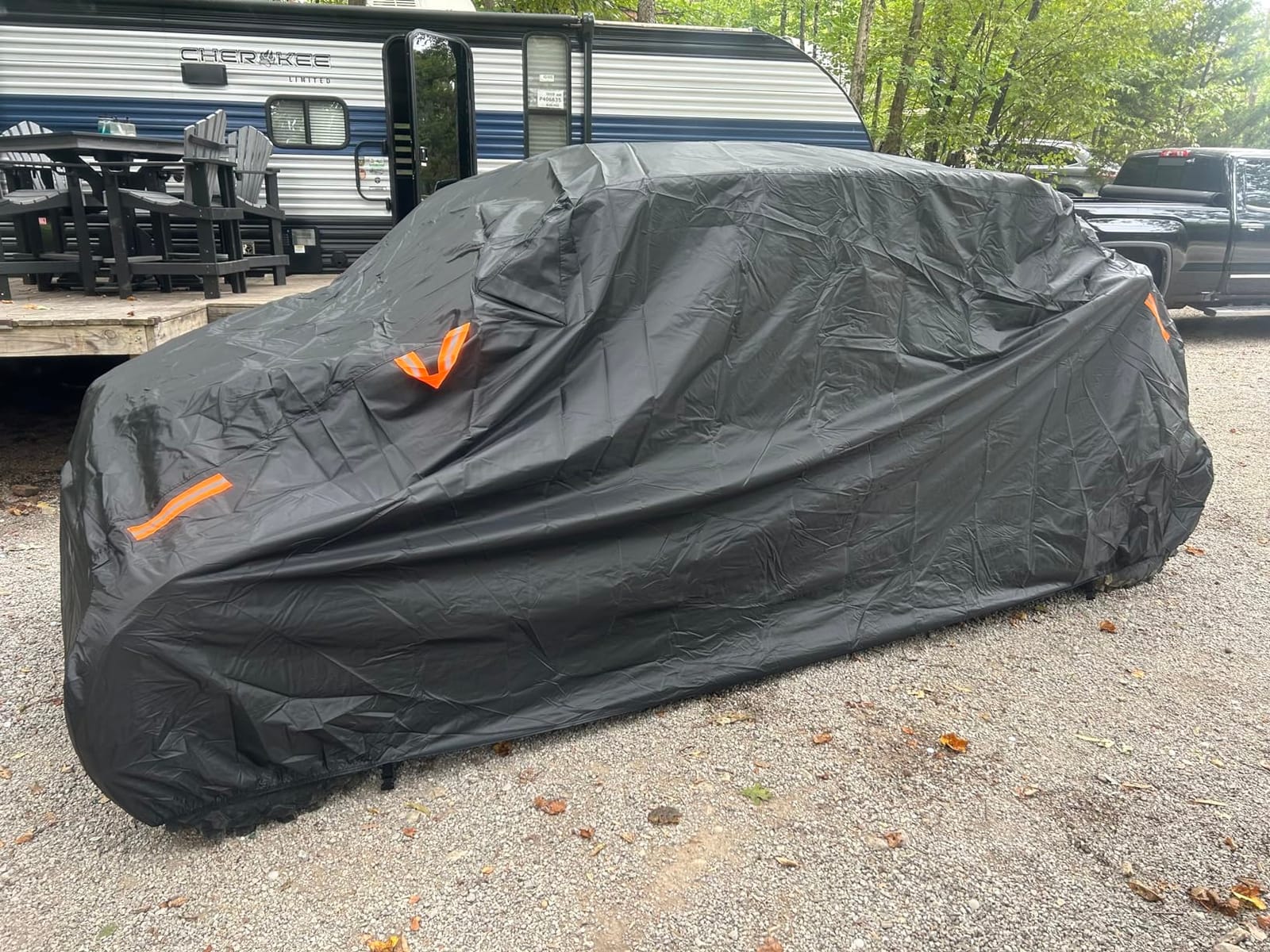 UTV Cover Waterproof Heavy Duty 4-6 Seater Cover Black Oxford Cloth Protection customer photo 1