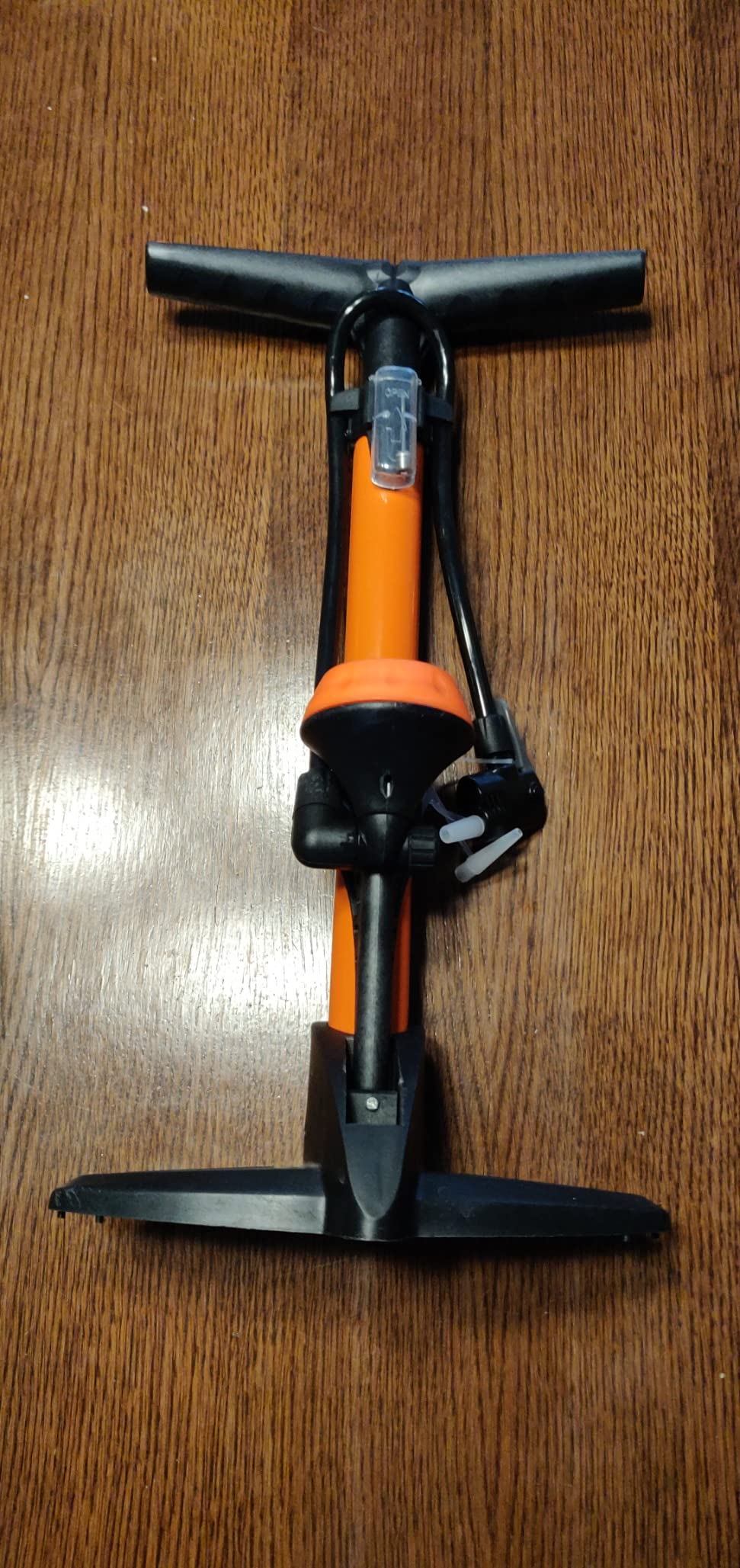 GOBKO Bike Pump with Gauge, Bicycle Floor Pump for Presta and Schrader Valves Bike Tire Pumps Inflator High Pressure 160PSI & 11BAR Portable Air Pump for Road Bike Car MTB Sports Balls customer photo 1