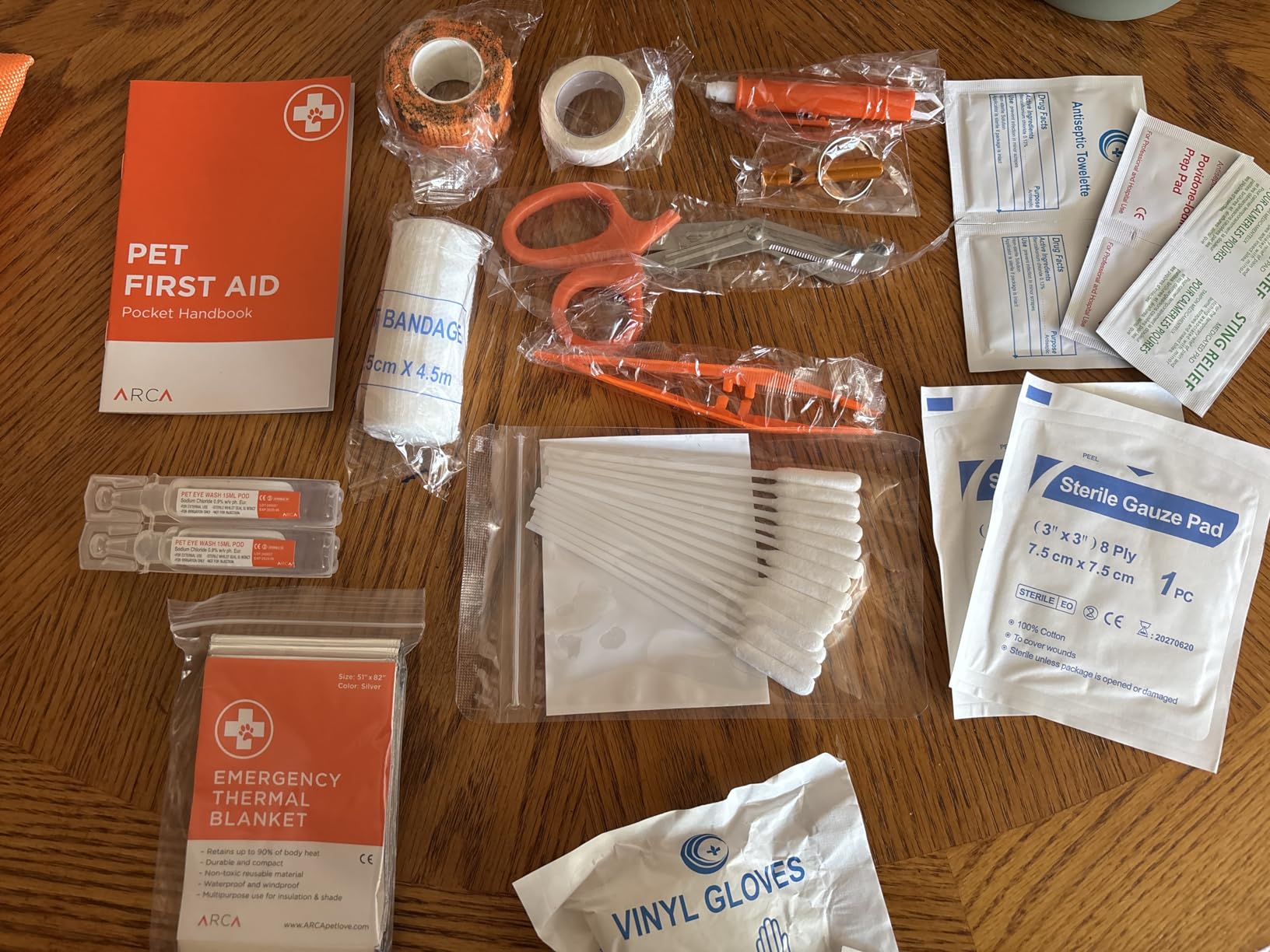 ARCA PET Dog First Aid Kit - Pet Emergency Kit - Water Resistant High Visibility Reflective First Aid Pouch Dog Camping Essentials for Hiking, Backpacking, Sports, Hunting customer photo 2