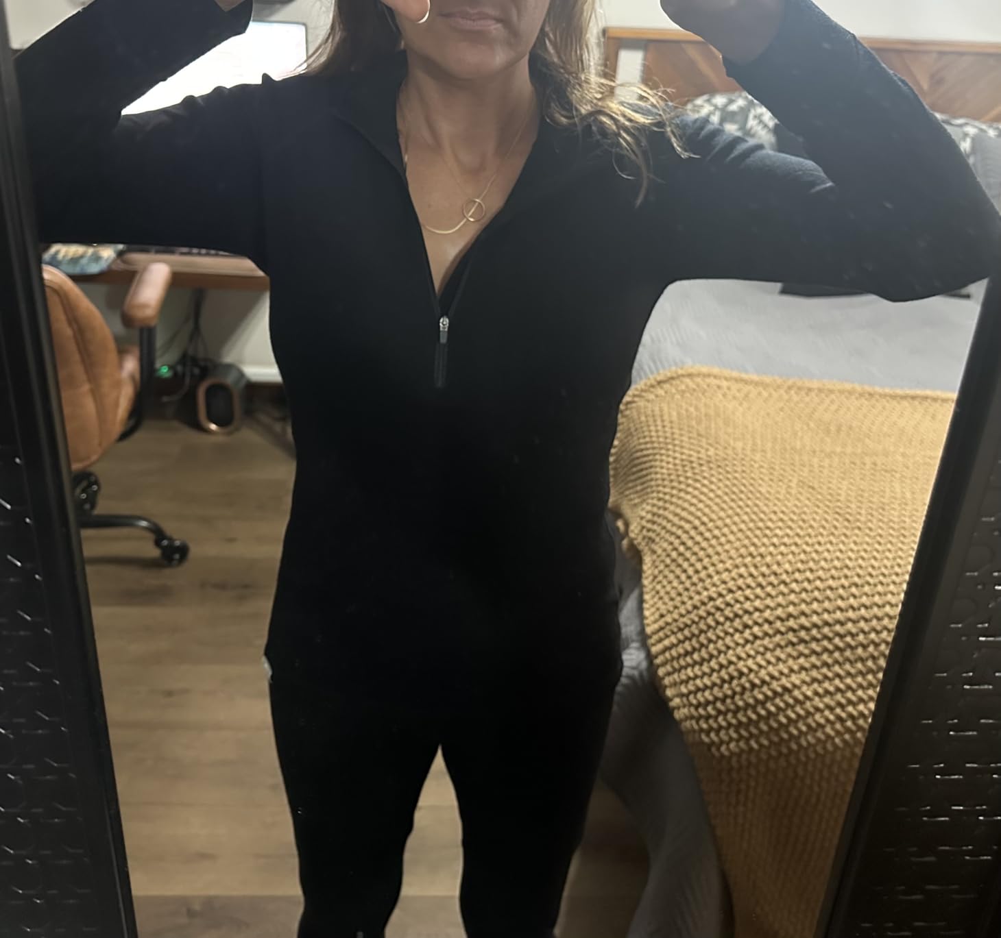 100% Merino Wool Base Layer Women Set - Thermal Underwear Women Top, Bottom customer photo 1
