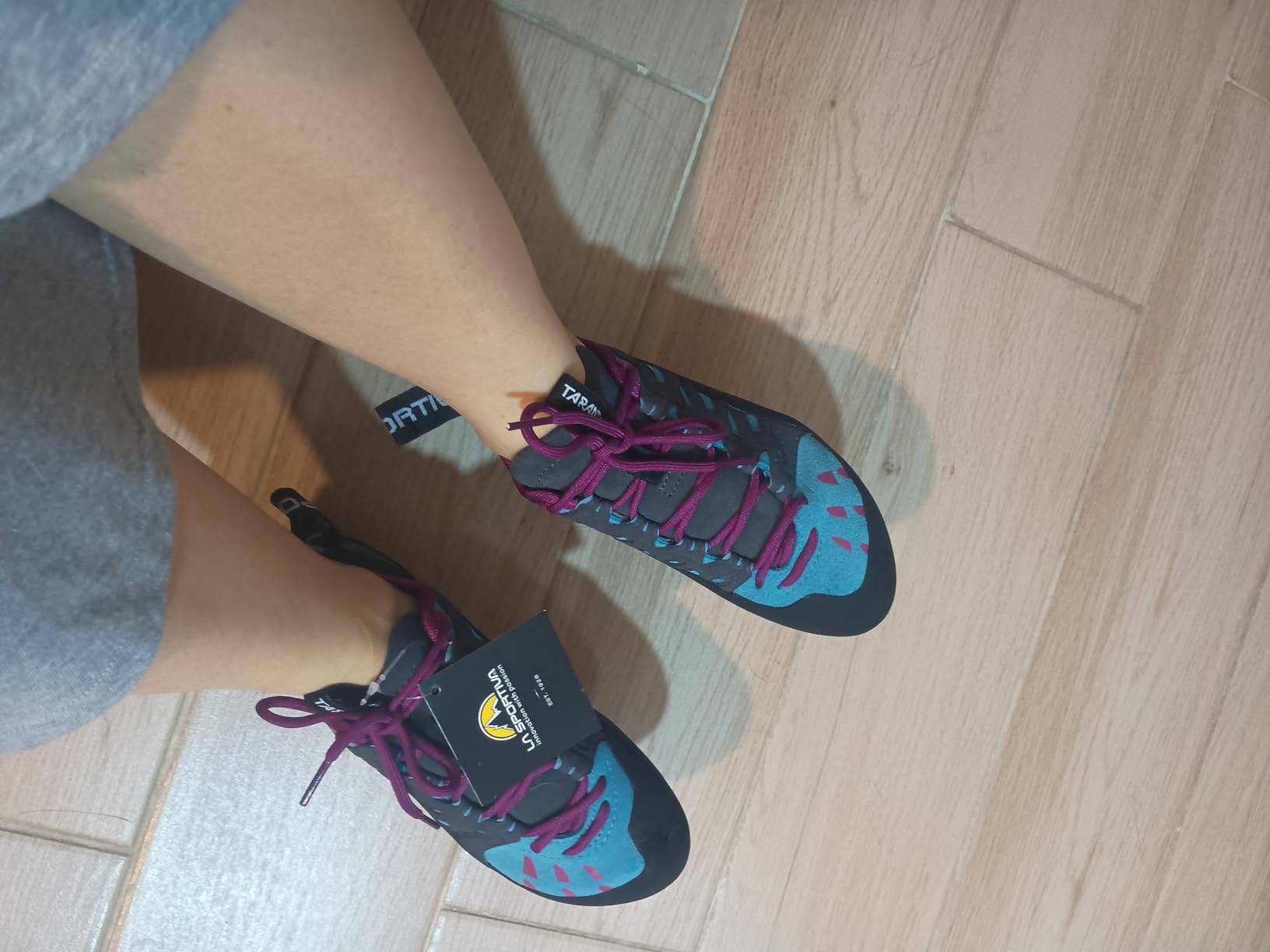 La Sportiva Womens Tarantulace Rock Climbing Shoe | Introductory Indoor/Outdoor Shoe, Premium Comfort, Higher Volume, Easy On/Off, Lace-Up Closure customer photo 1