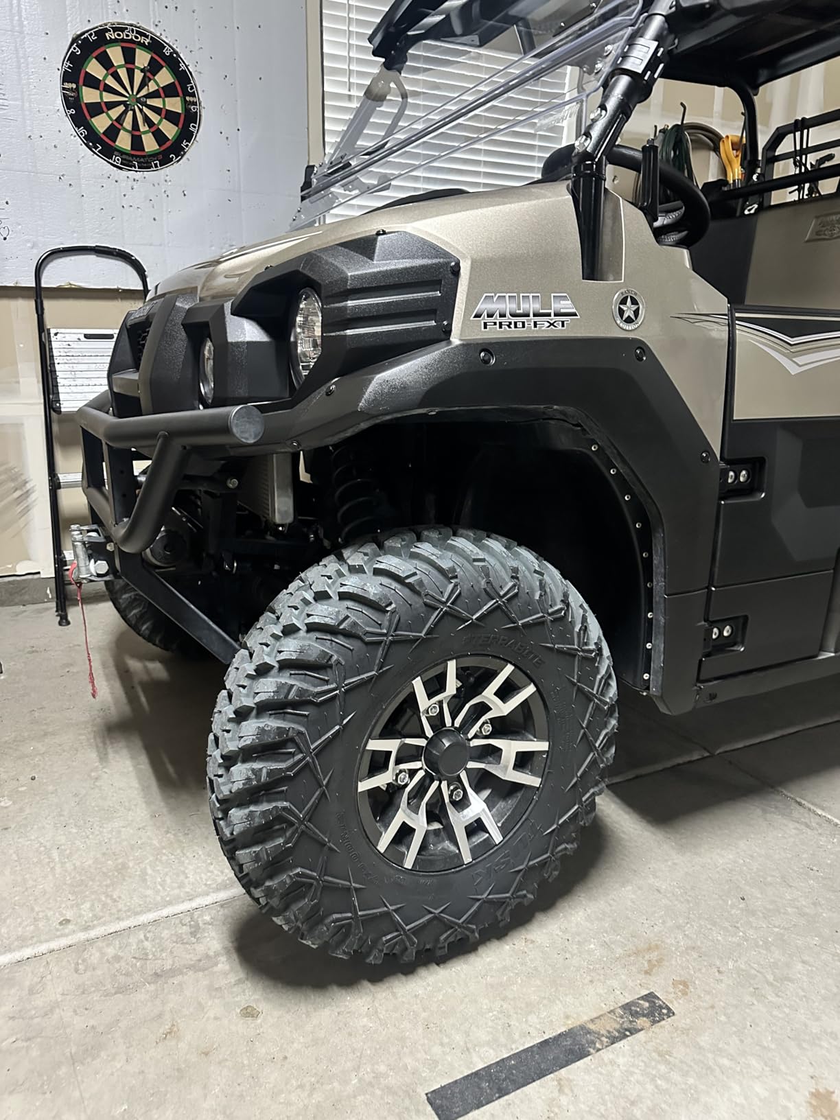 Tusk Terrabite Set of 4 UTV/ATV Tires - 27x9-12 Front & 27x11-12 Rear - 8-Ply Rated Radial Construction, 3/4