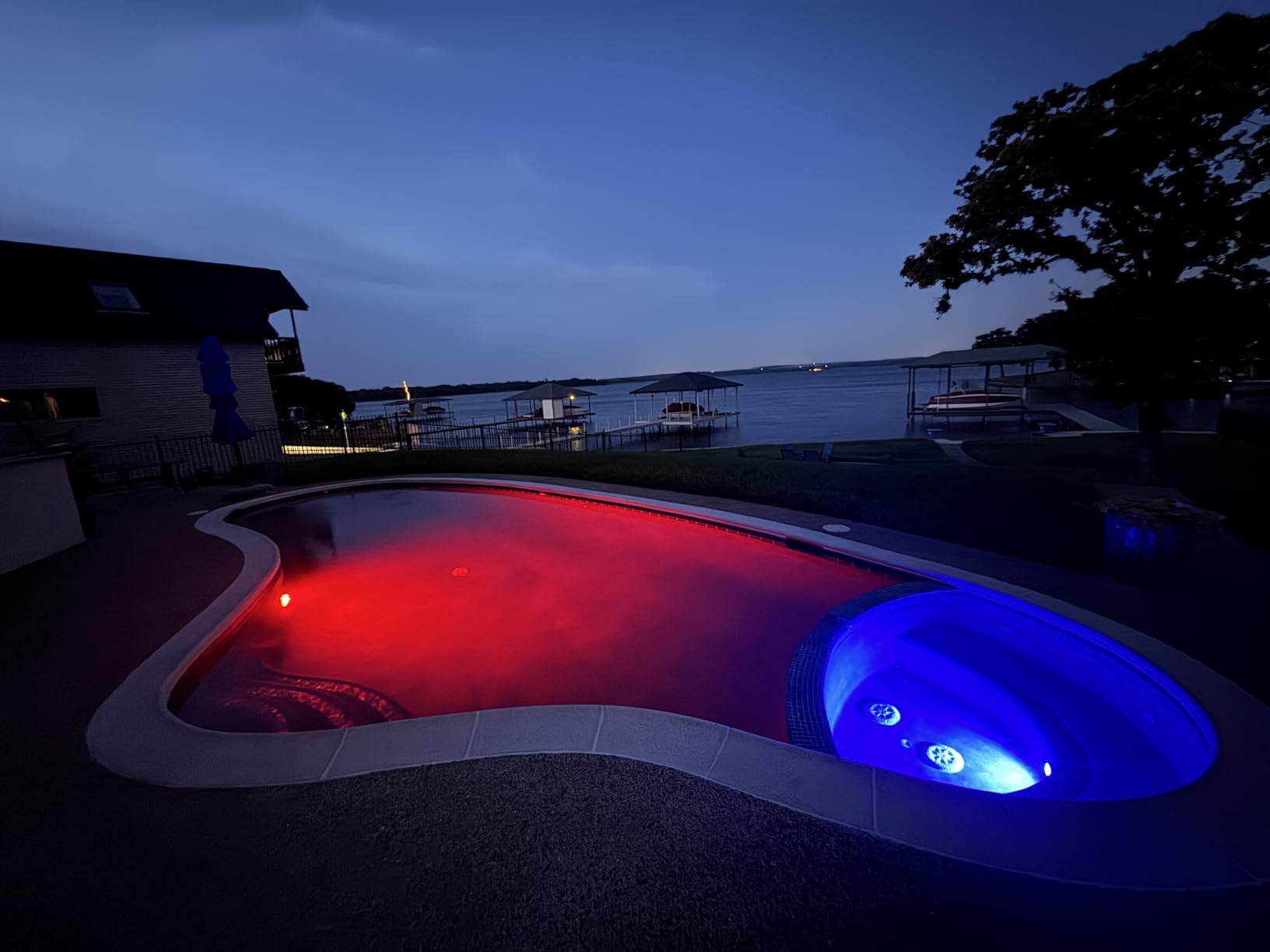 PN01DC LED Inground Pool Lighting System RGBW Color Change 10 Inch 50W, Remote/App Control, 120V AC, 100 Feet Cord customer photo 1
